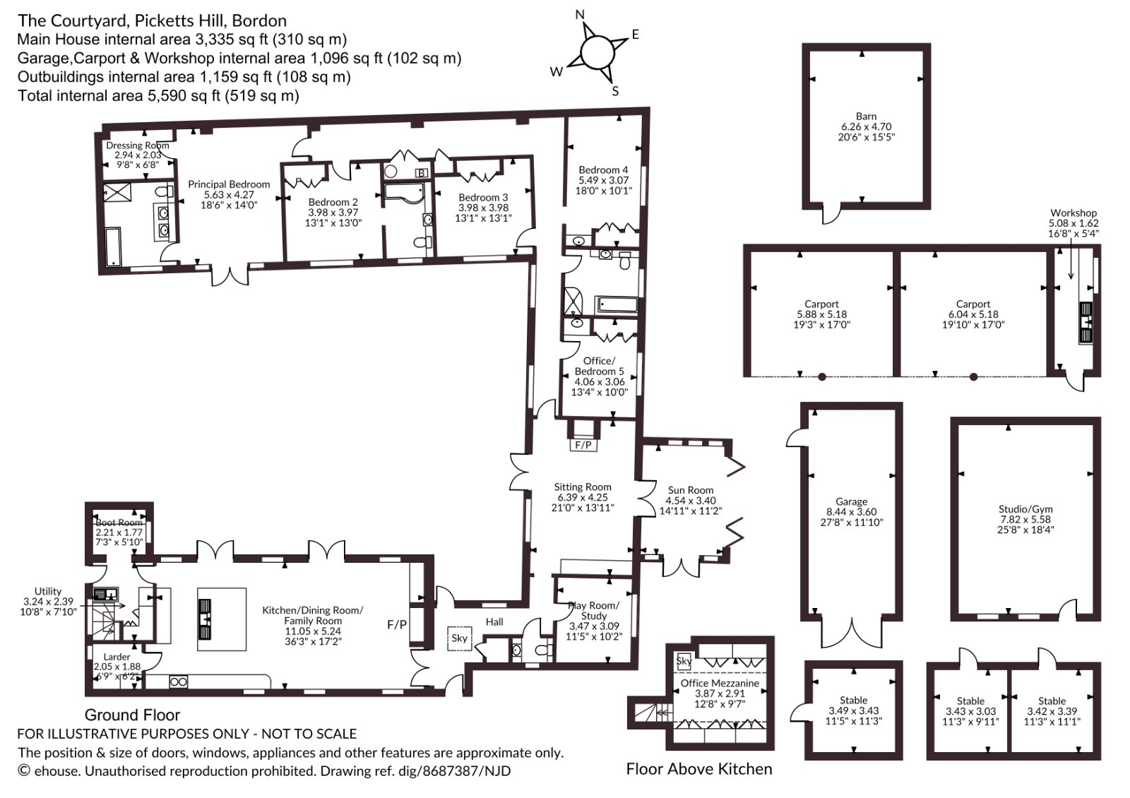The Courtyard,, Picketts Hill, Sleaford floorplan