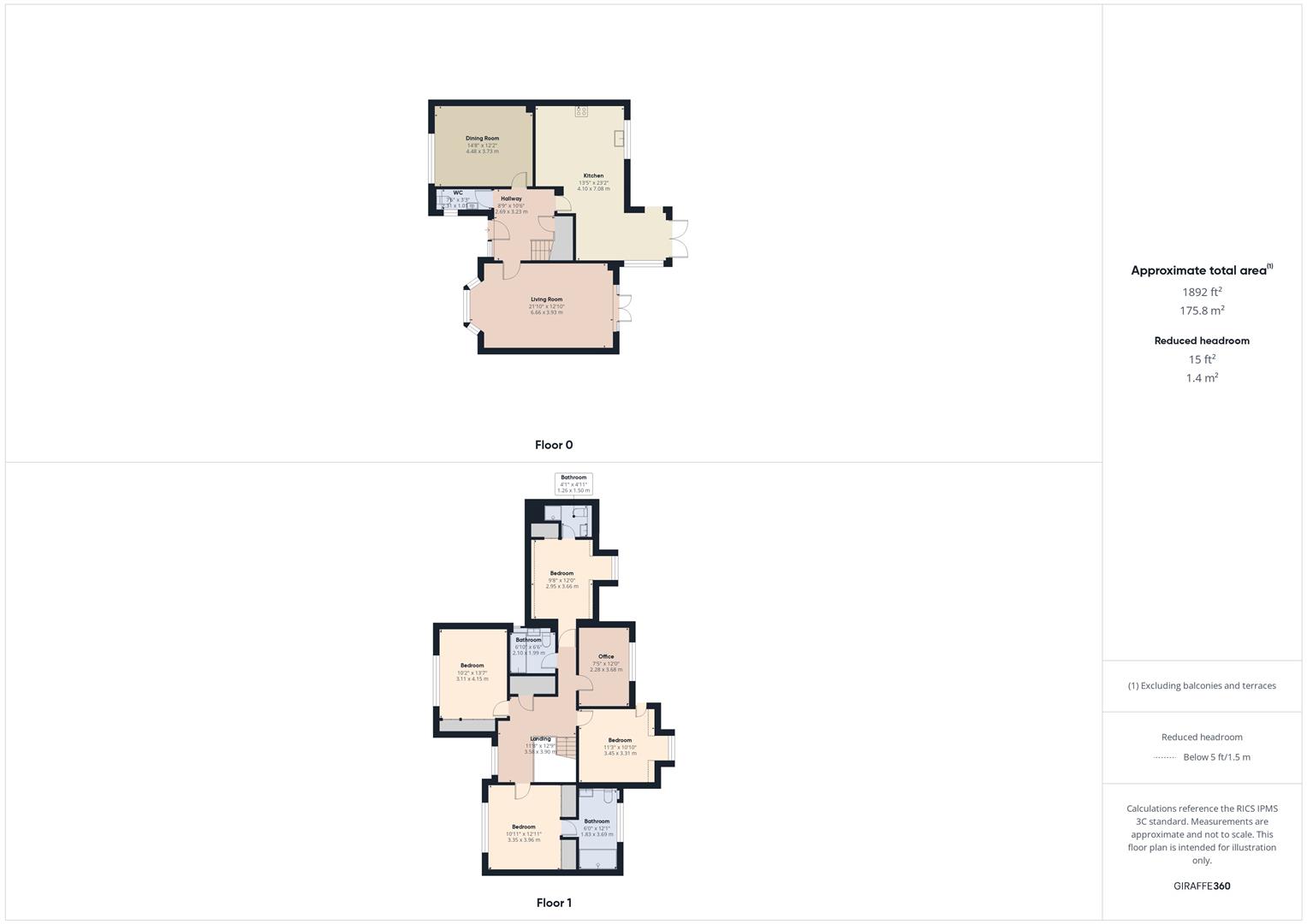 23, Blacksmith Close, Bishop's Stortford floorplan