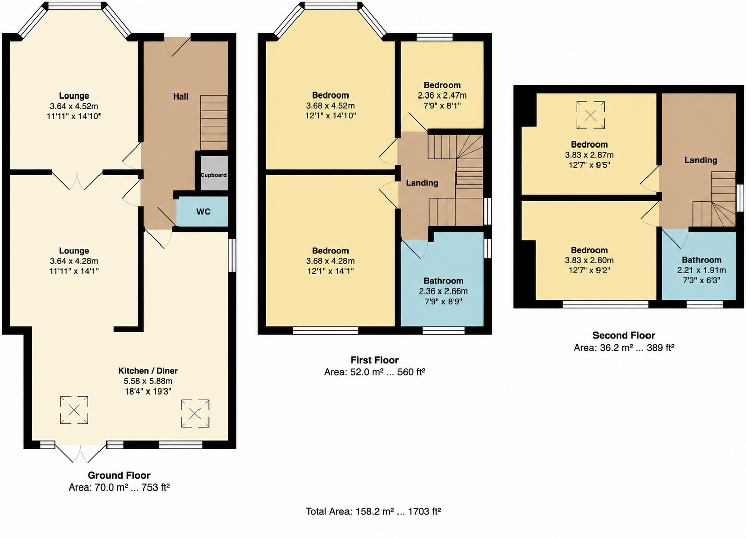 68, Scholes Lane, Manchester floorplan
