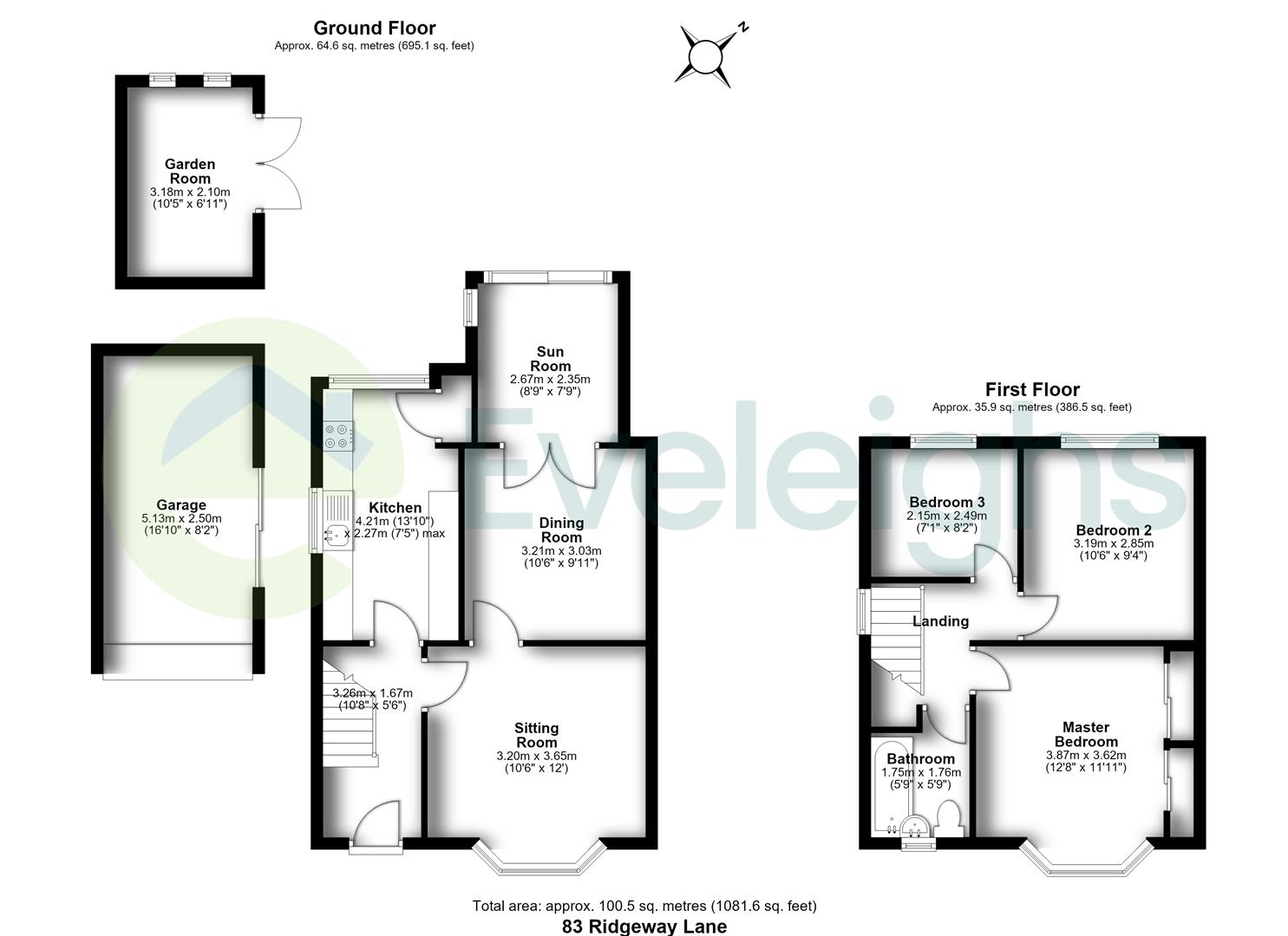 Ridgeway Lane, Bristol floorplan