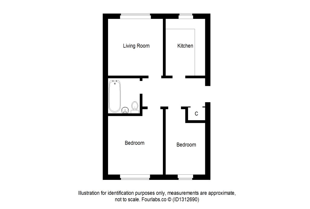 1, Shore Street, Nairn floorplan