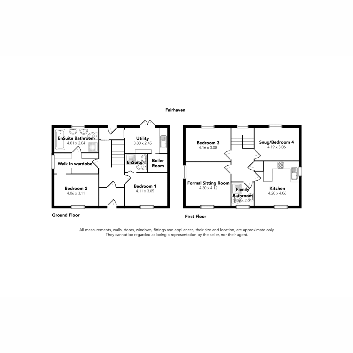 Fairhaven, Toward, Dunoon floorplan