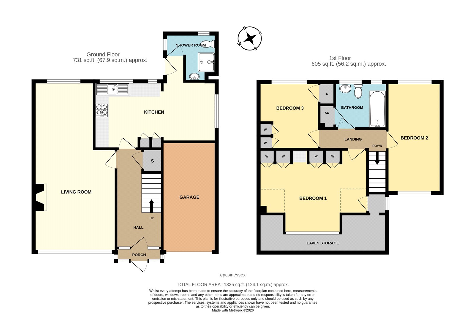 32, Osborne Road, Brentwood floorplan
