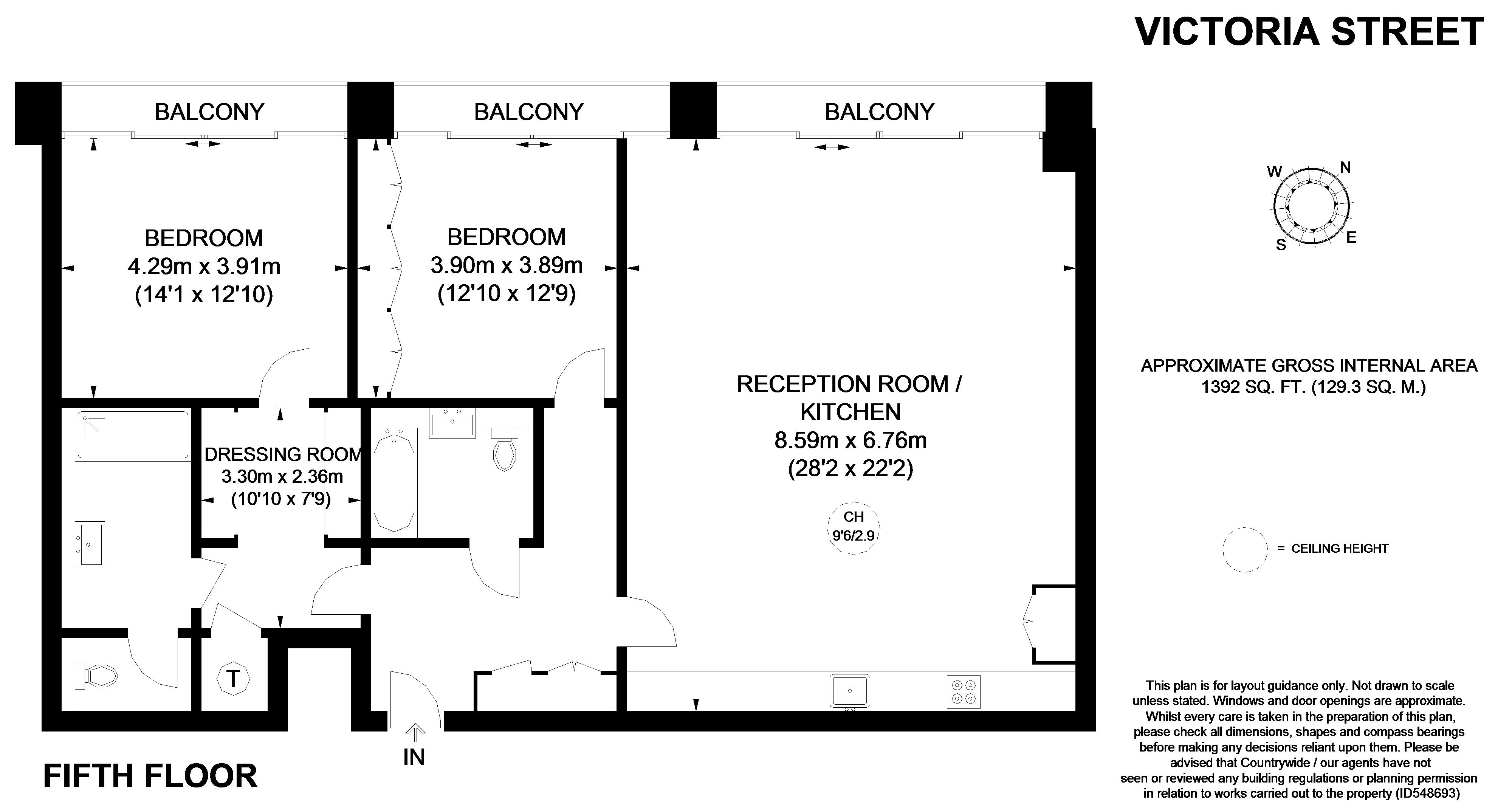 2 Bedrooms Flat to rent in Victoria Street, London SW1H