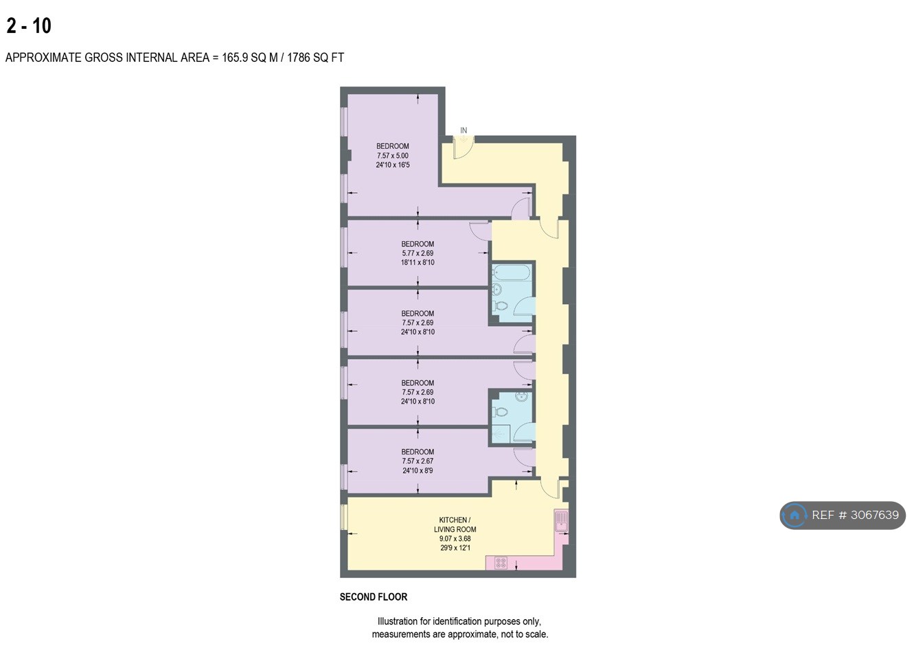 Apartment, Bells Square Walsh Court, Sheffield floorplan
