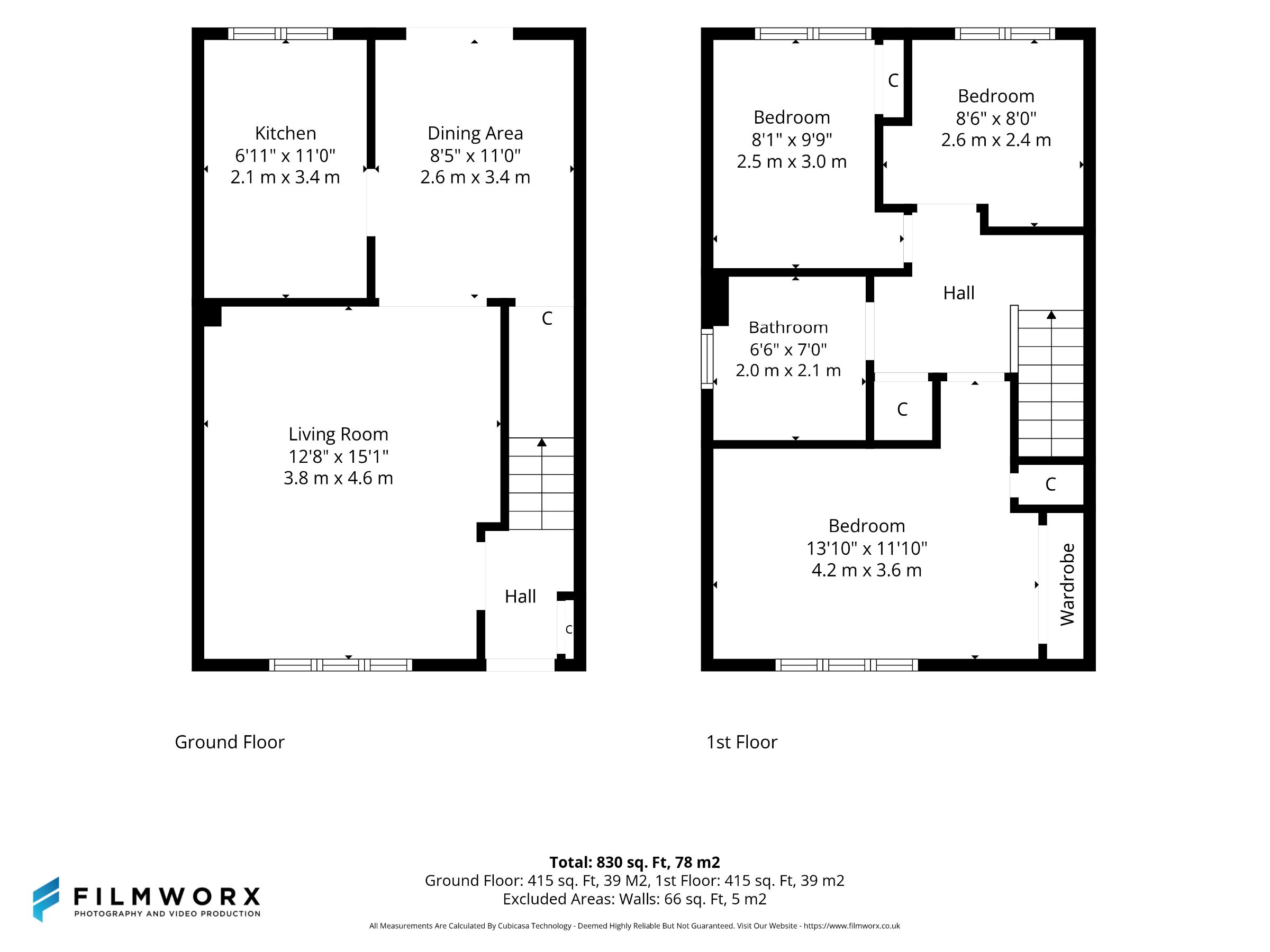 26 Craigash Quadrant, Glasgow floorplan