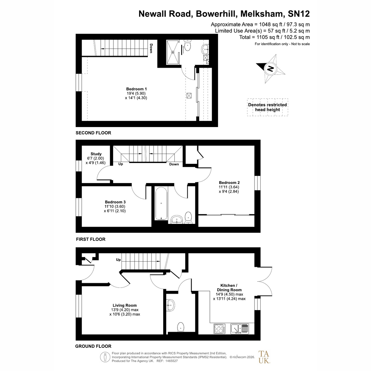 22, Newall Road, Melksham floorplan