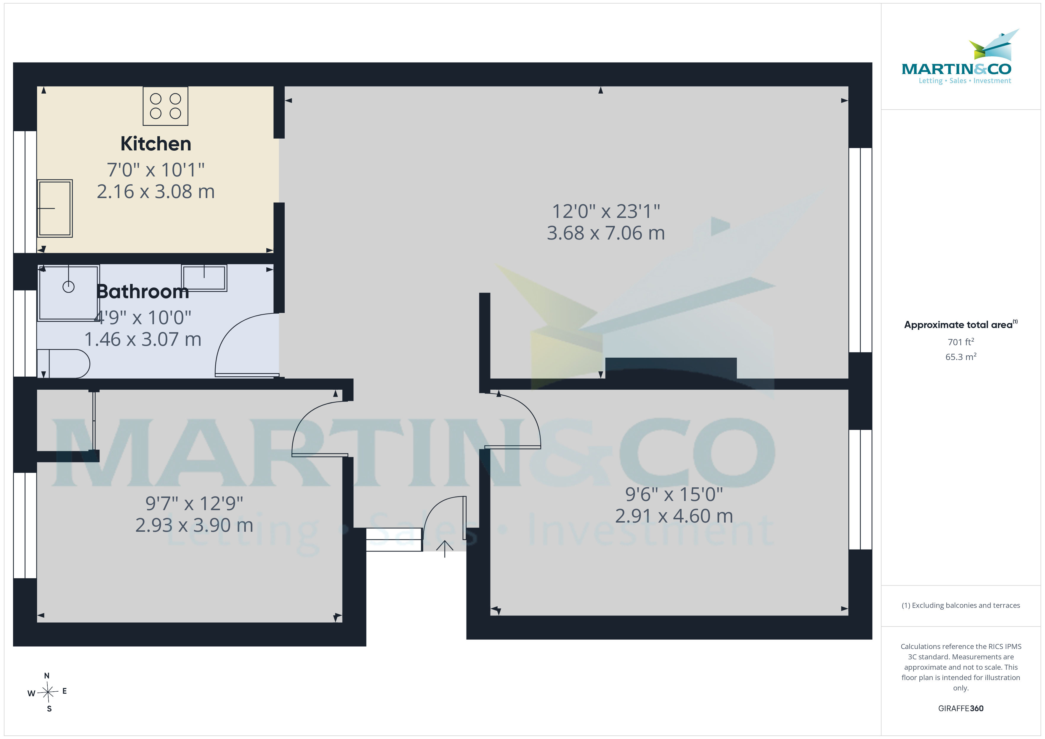 Flat 17, Hoe Court, Pymouth floorplan