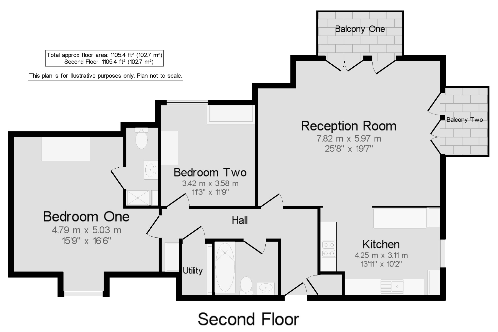 2 Bedrooms Flat for sale in 2c Colborne Way, Worcester Park, Surrey KT4