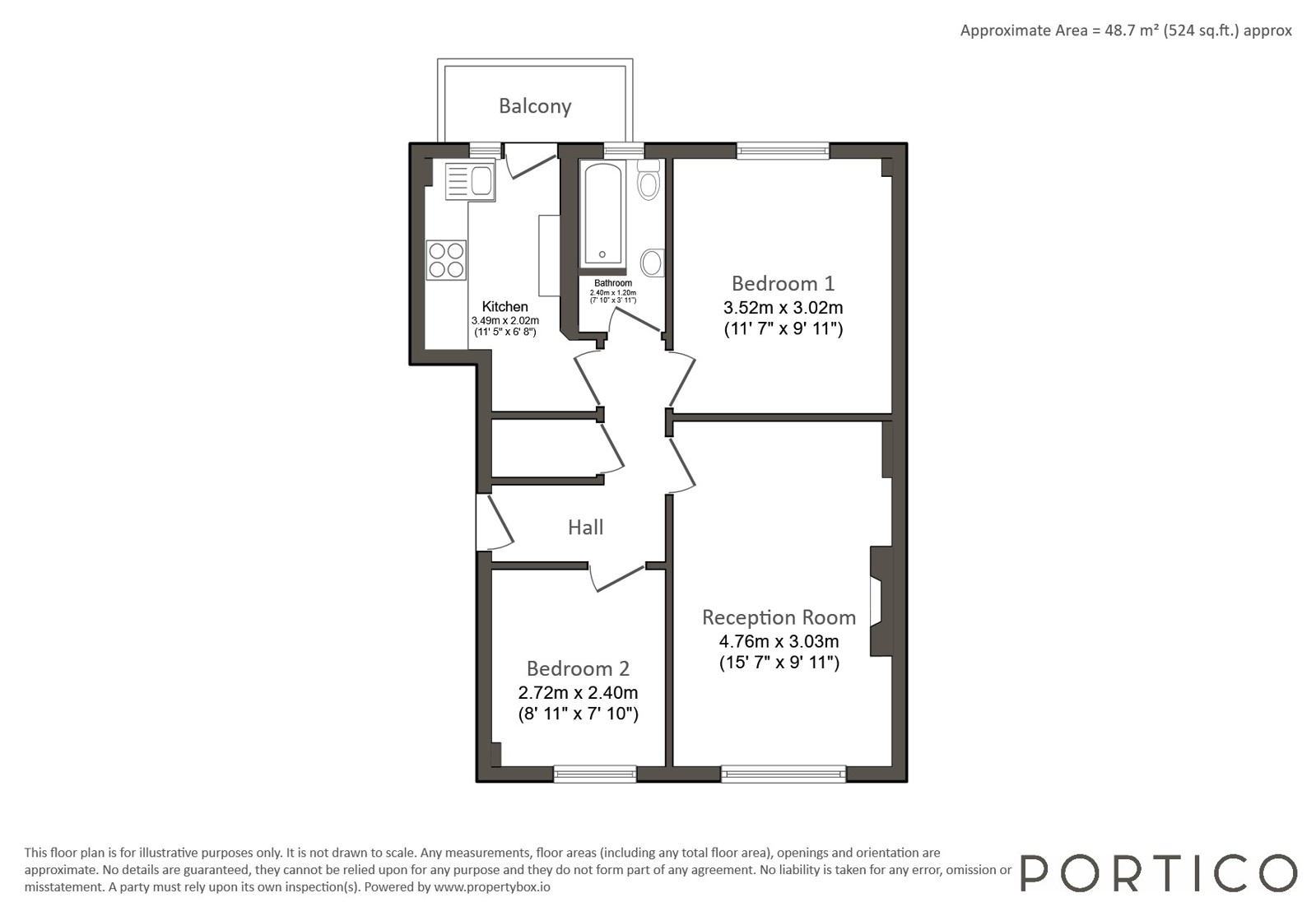 Uxbridge Road, London floorplan
