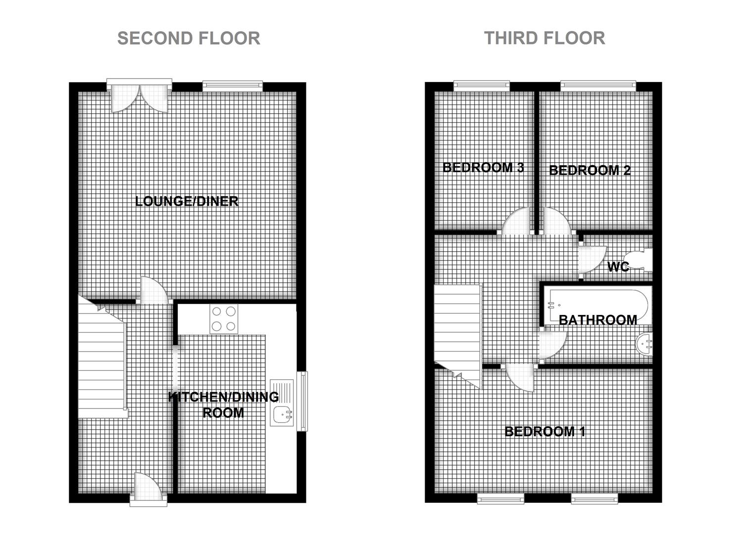 13, Mannock House, Canterbury floorplan