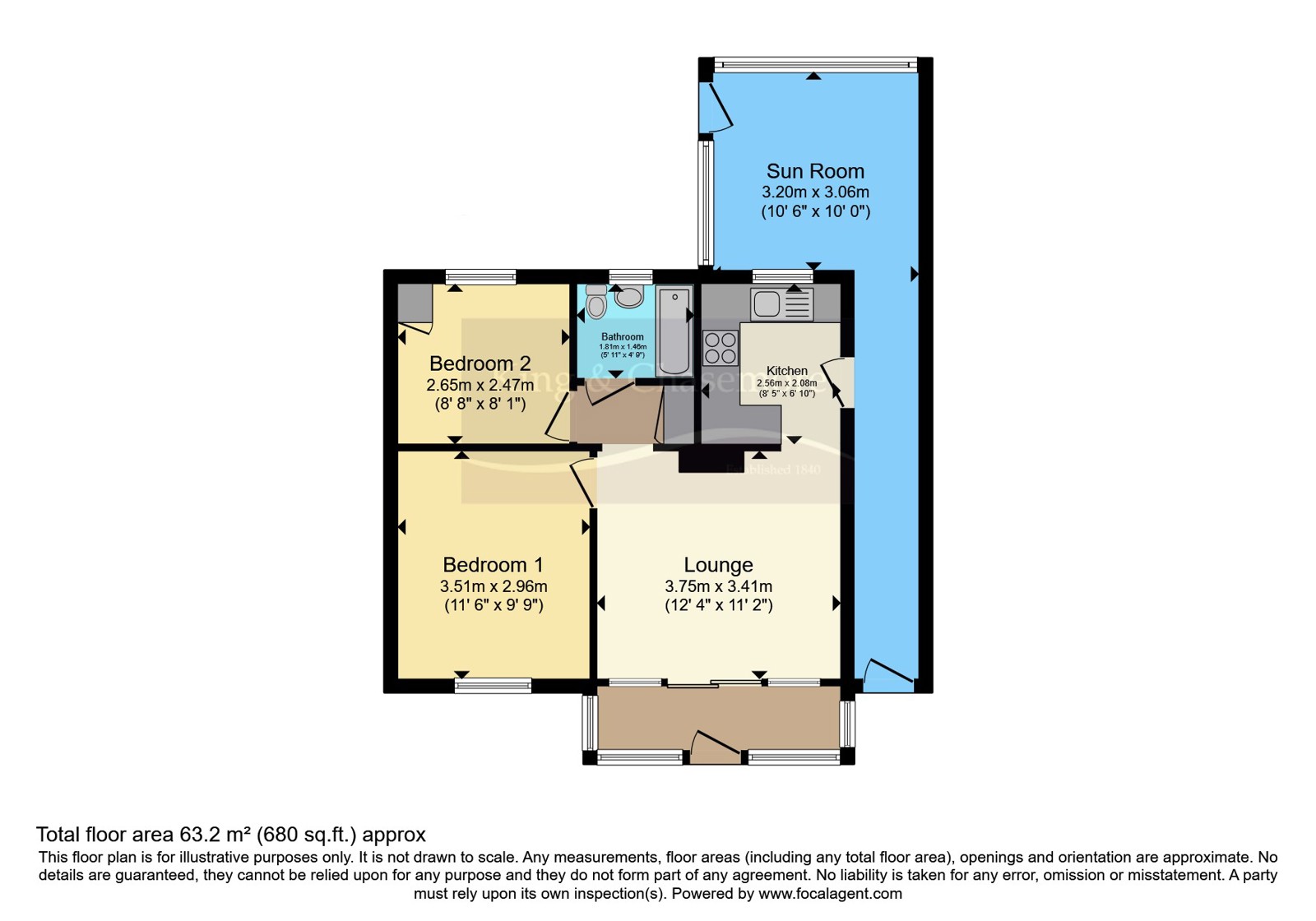 8, Arlington Gardens, Brighton floorplan