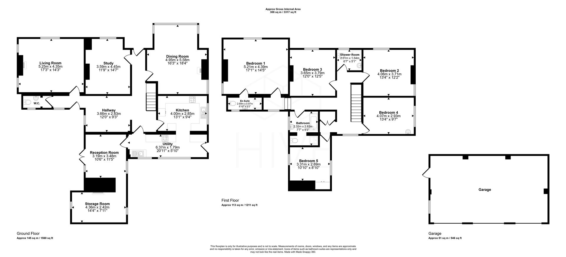 Upper Hurst, Snails Lane, Ringwood floorplan