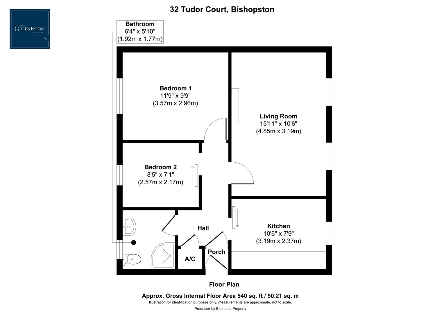 32, Tudor Court, Swansea floorplan