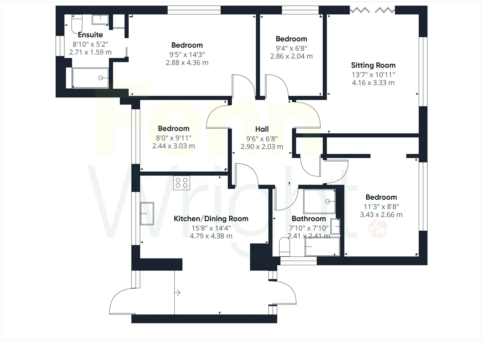 2, Mill View Close, Suffolk floorplan