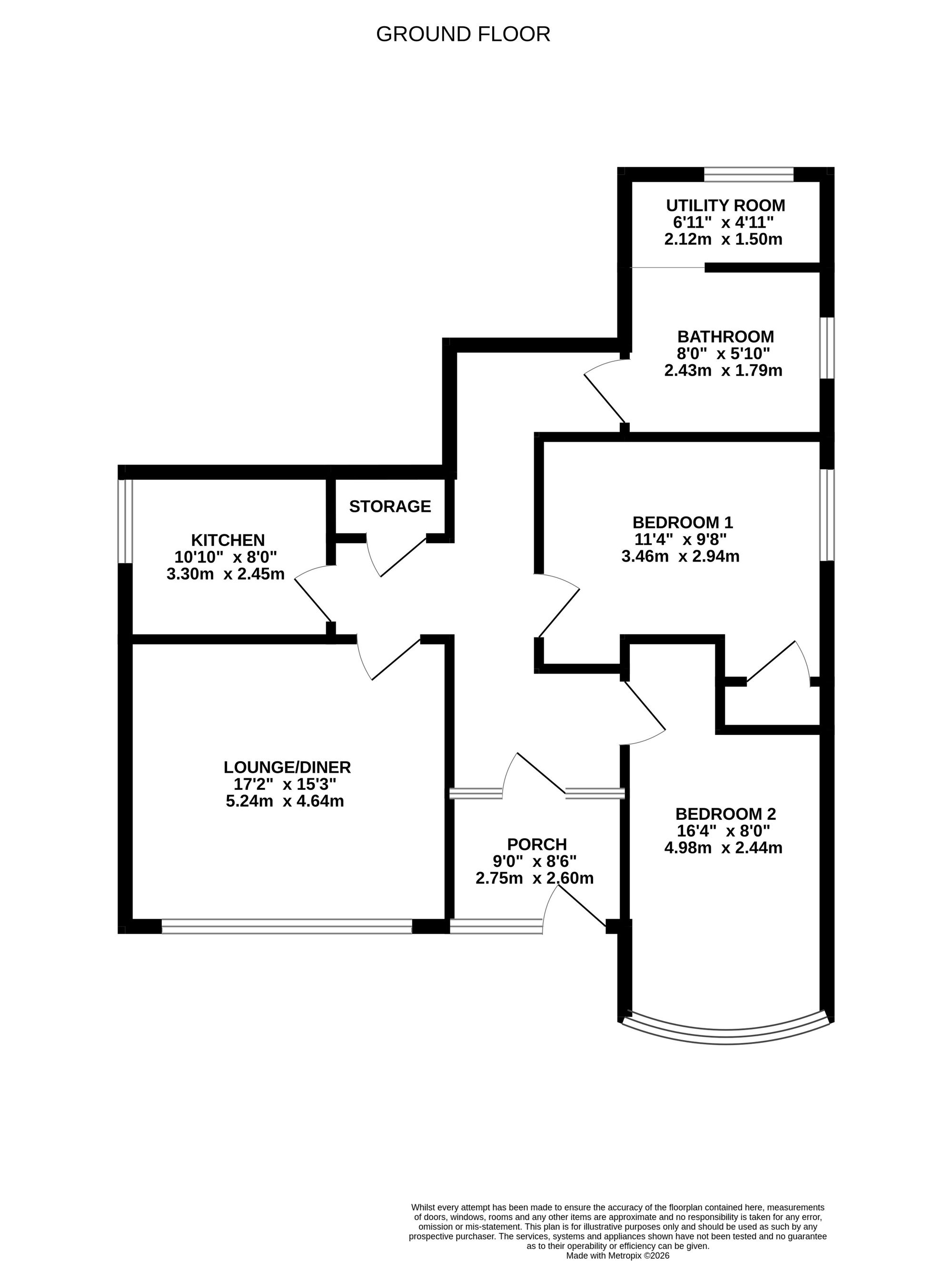 Flat 1, 3 Oxhey Road, Watford floorplan