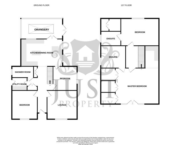 Amberdene, Butchers Lane, Three Oaks floorplan