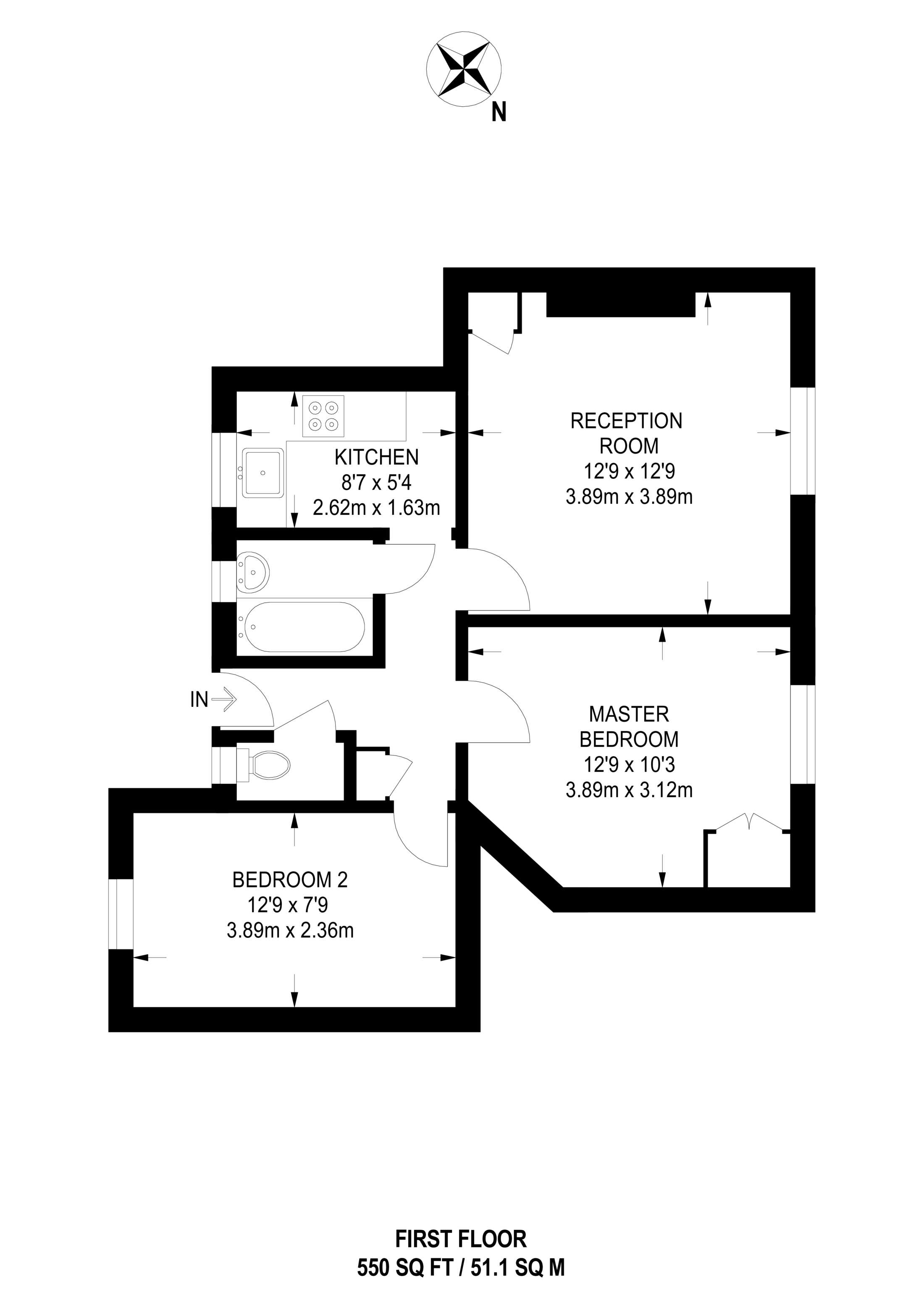 Fulham Palace Road, Bishop's Park floorplan