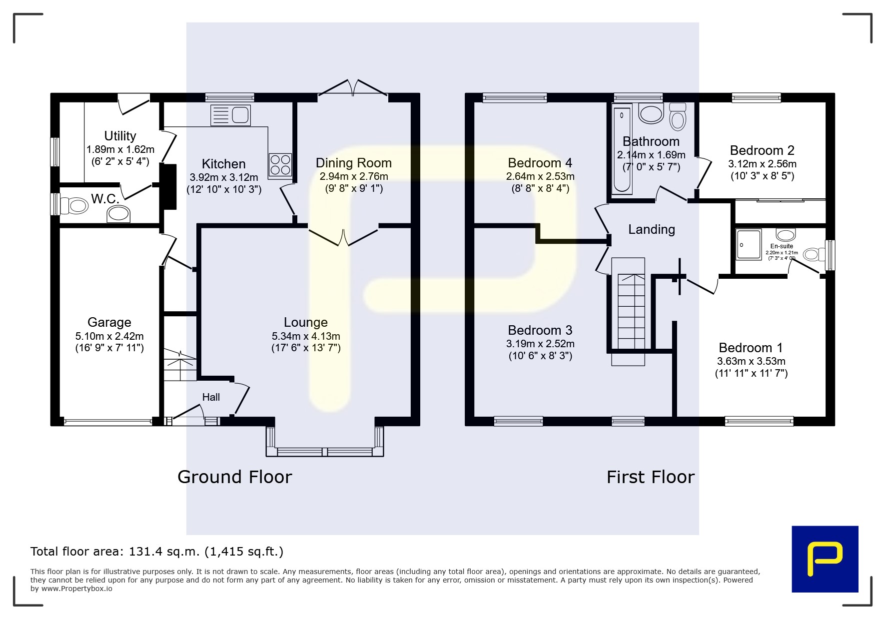 56, The Cornfields, Hebburn floorplan
