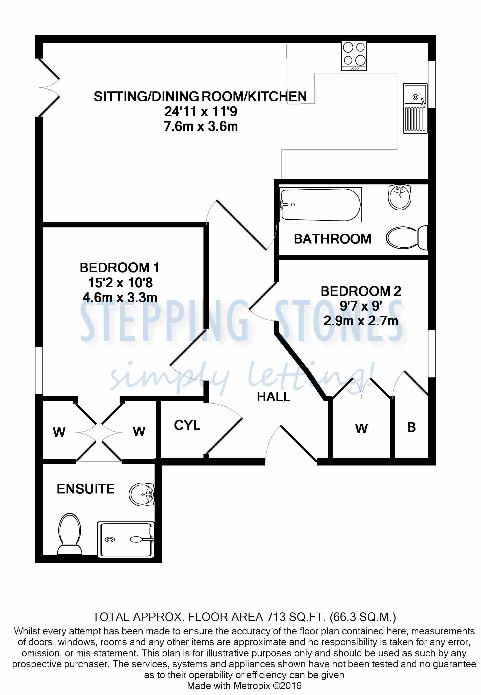 2 Bedrooms Flat to rent in Cherwell Court, Britannia Road, Banbury OX16