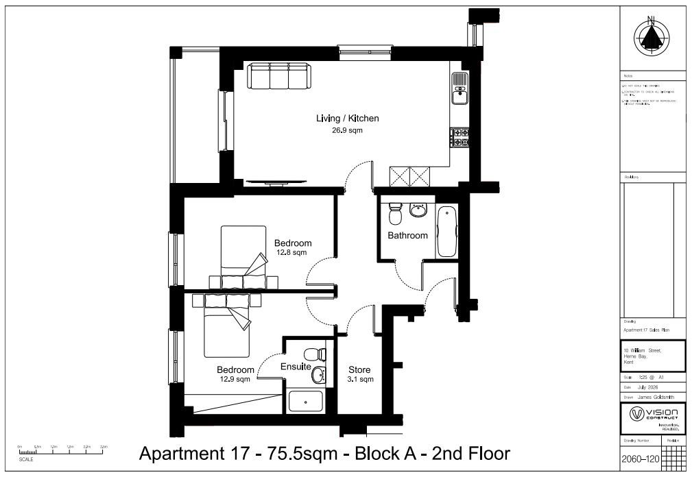 17 Haddington Court, Herne Bay floorplan