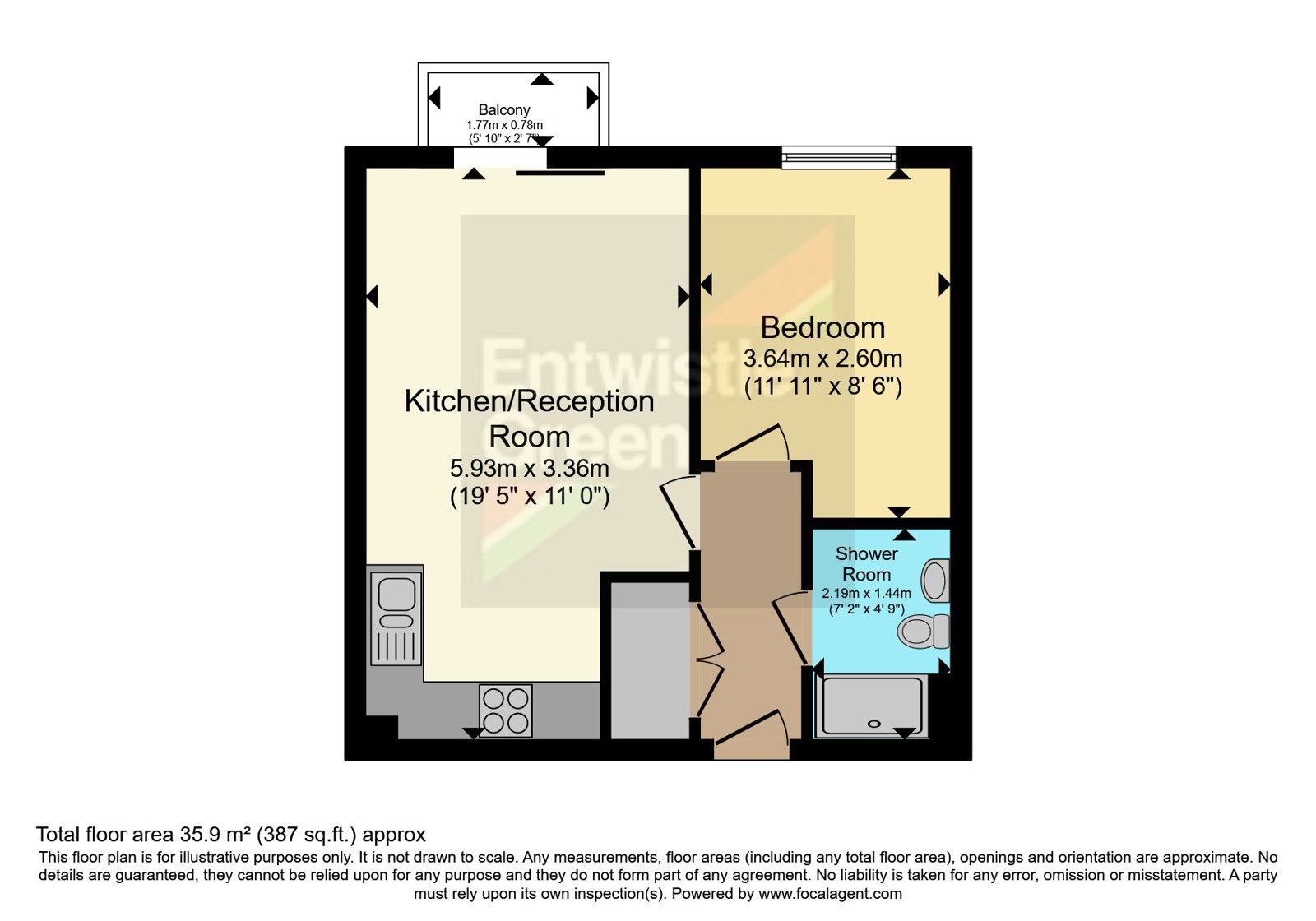 421, Lower Hall Street, Merseyside floorplan