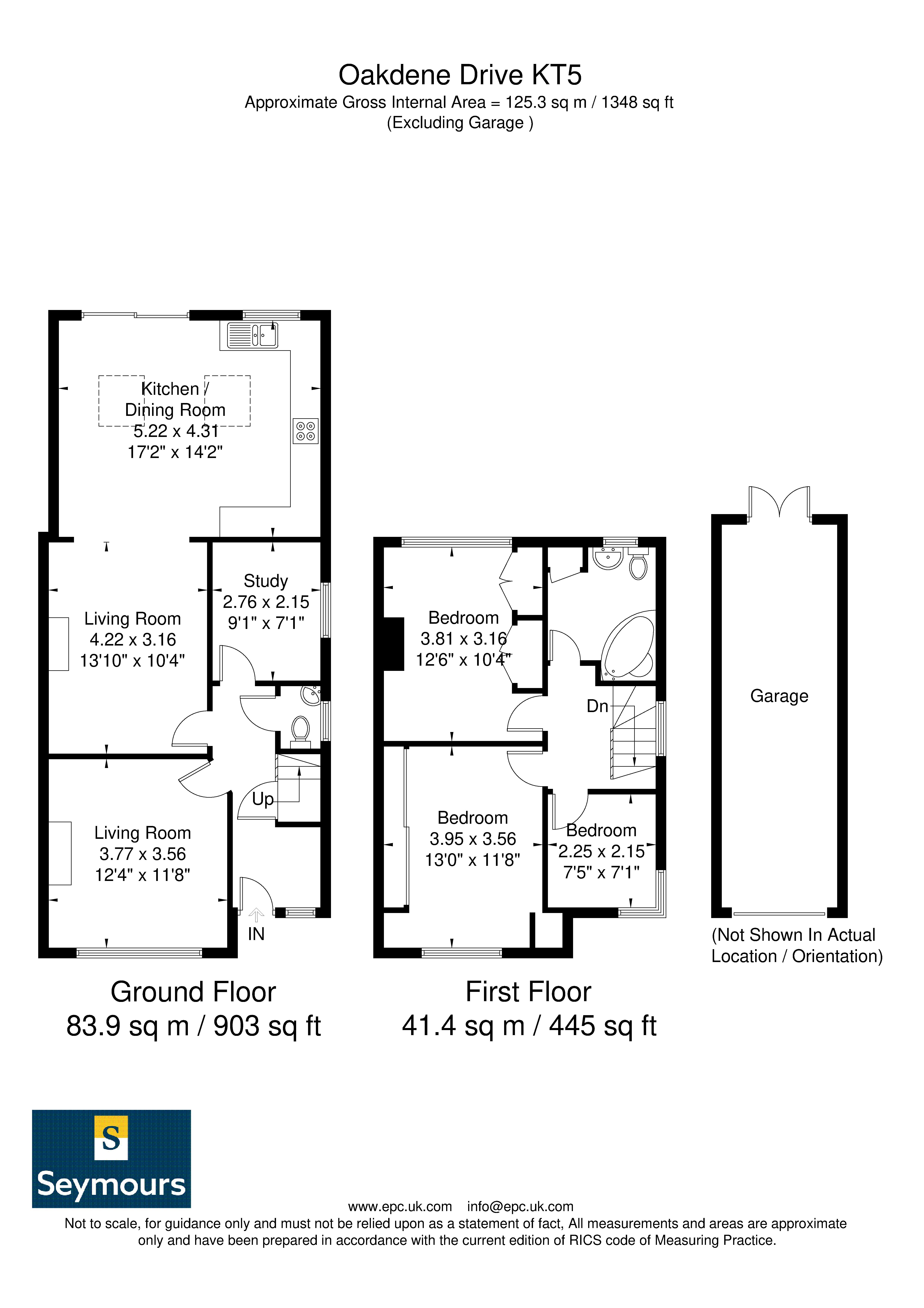 31, Oakdene Drive, Surbiton floorplan