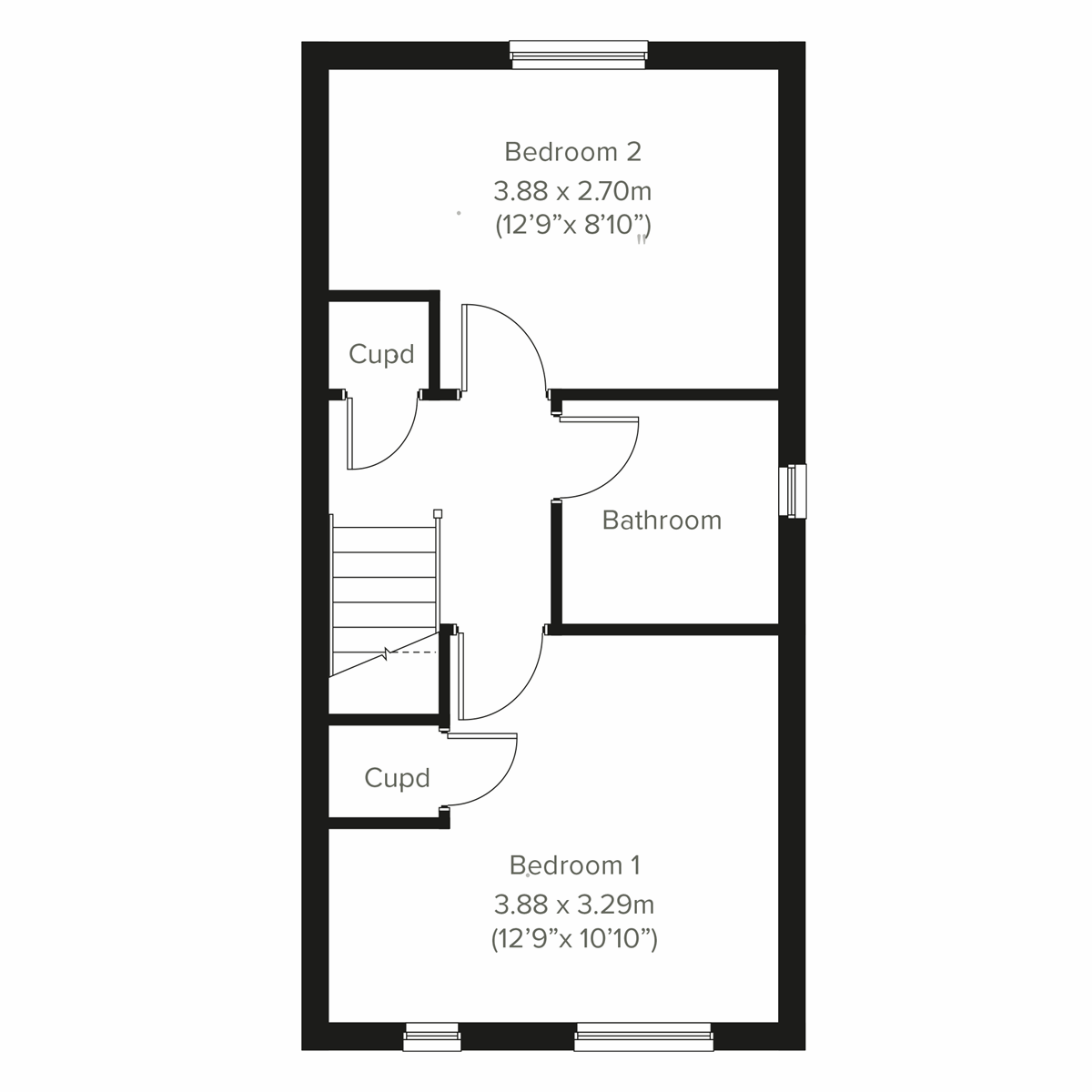 Alnwick 1, Godfreys Piece, Long Marston floorplan