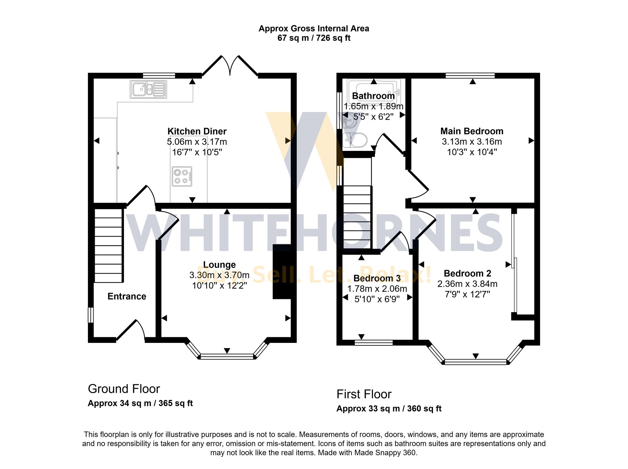 56 Glen View Road, Sheffield floorplan