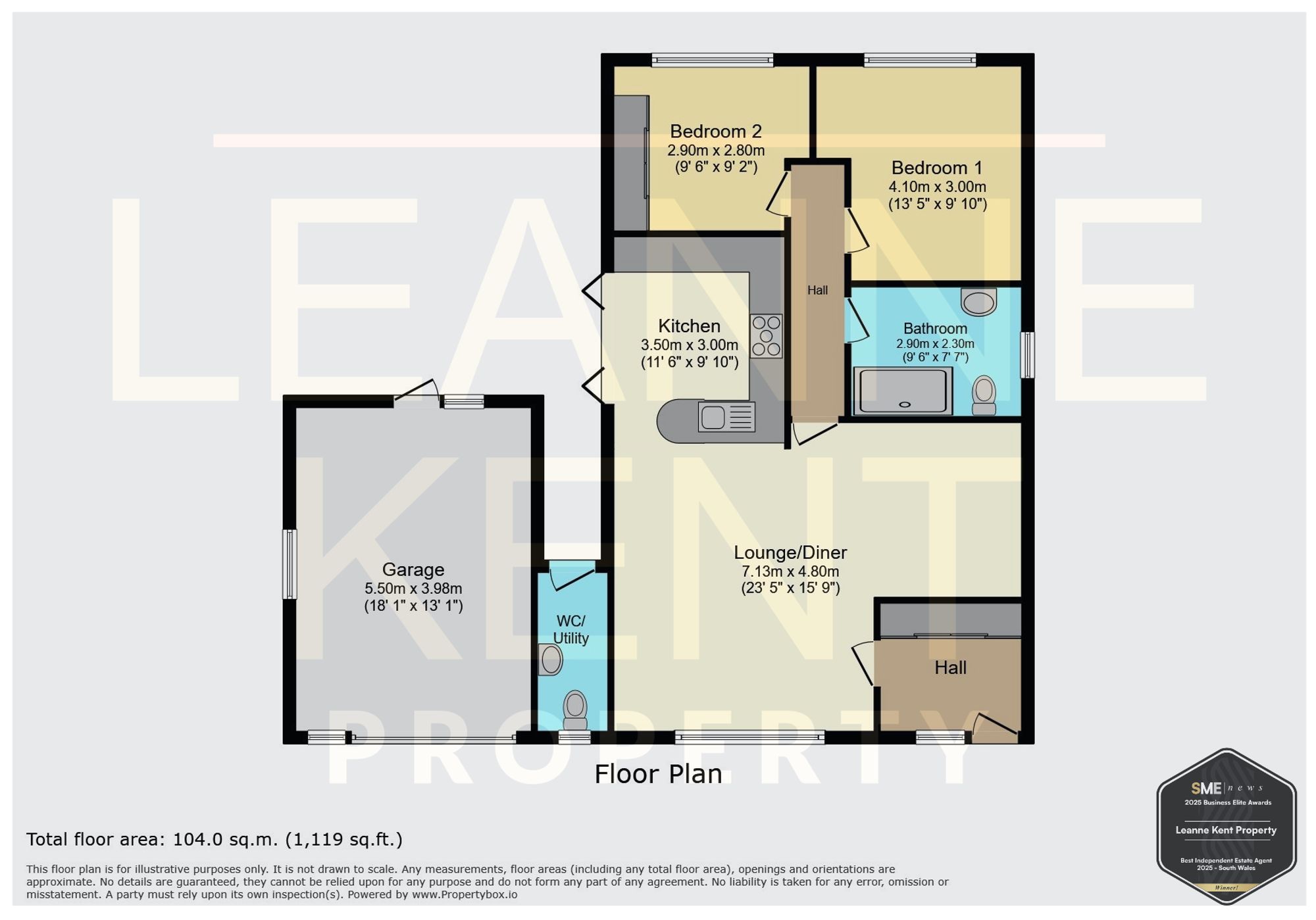8 Greenmeadow, Caerphilly floorplan