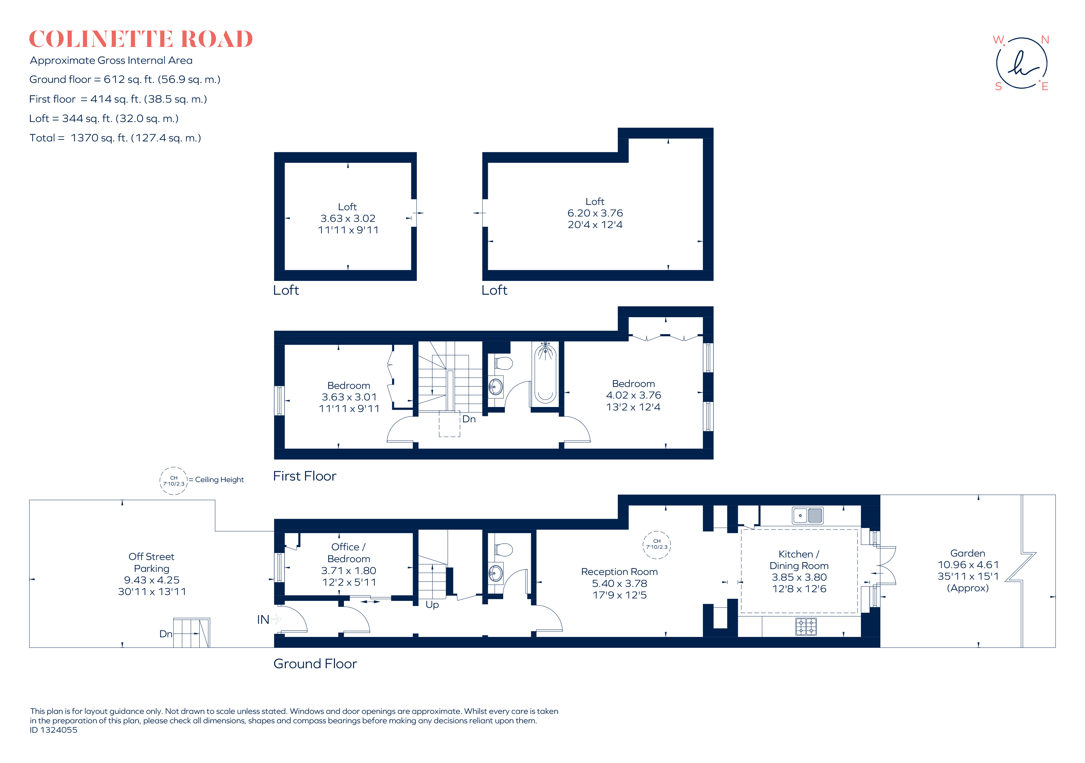 15B, Colinette Road, London floorplan
