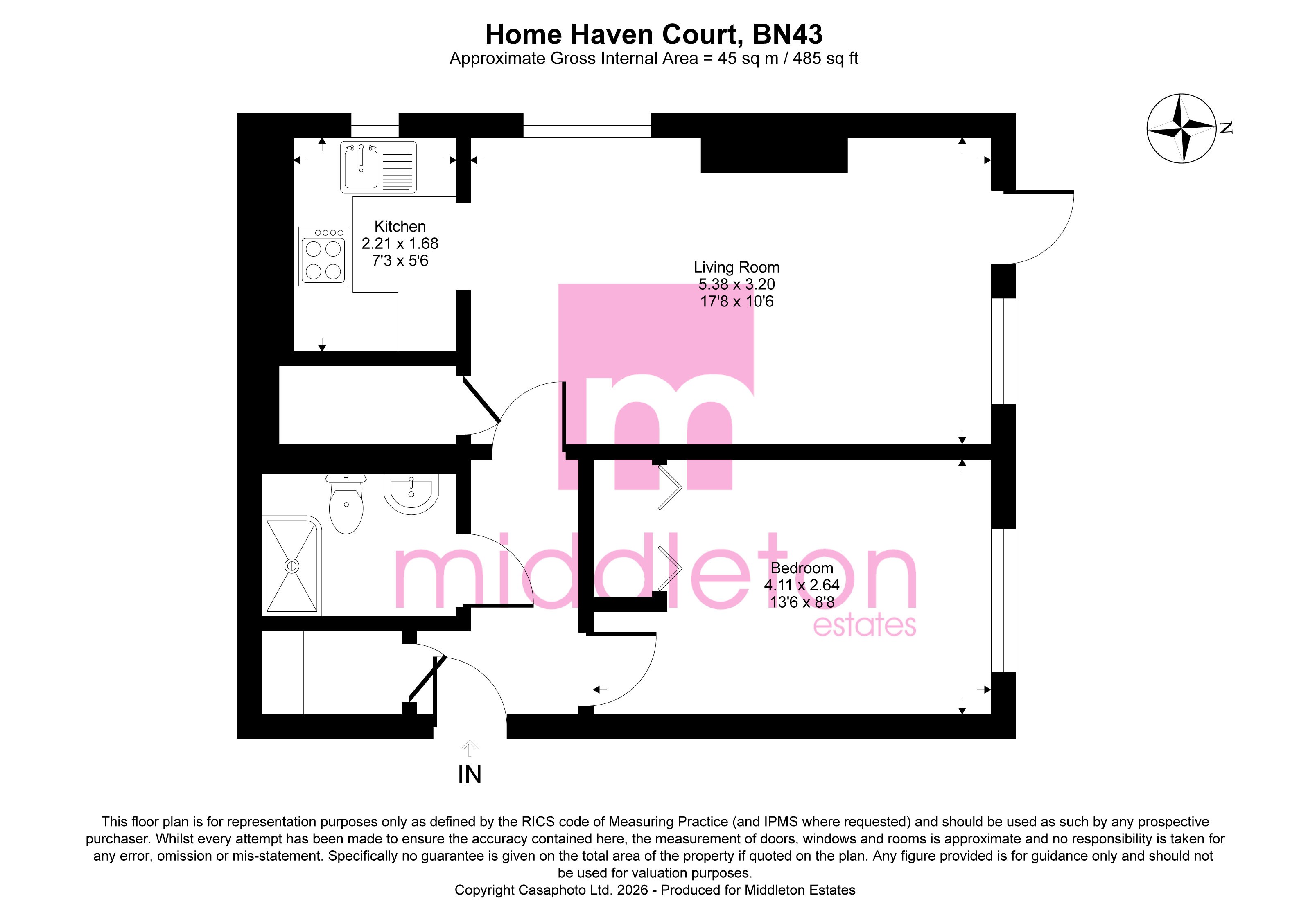 4, Homehaven Court, West Sussex floorplan