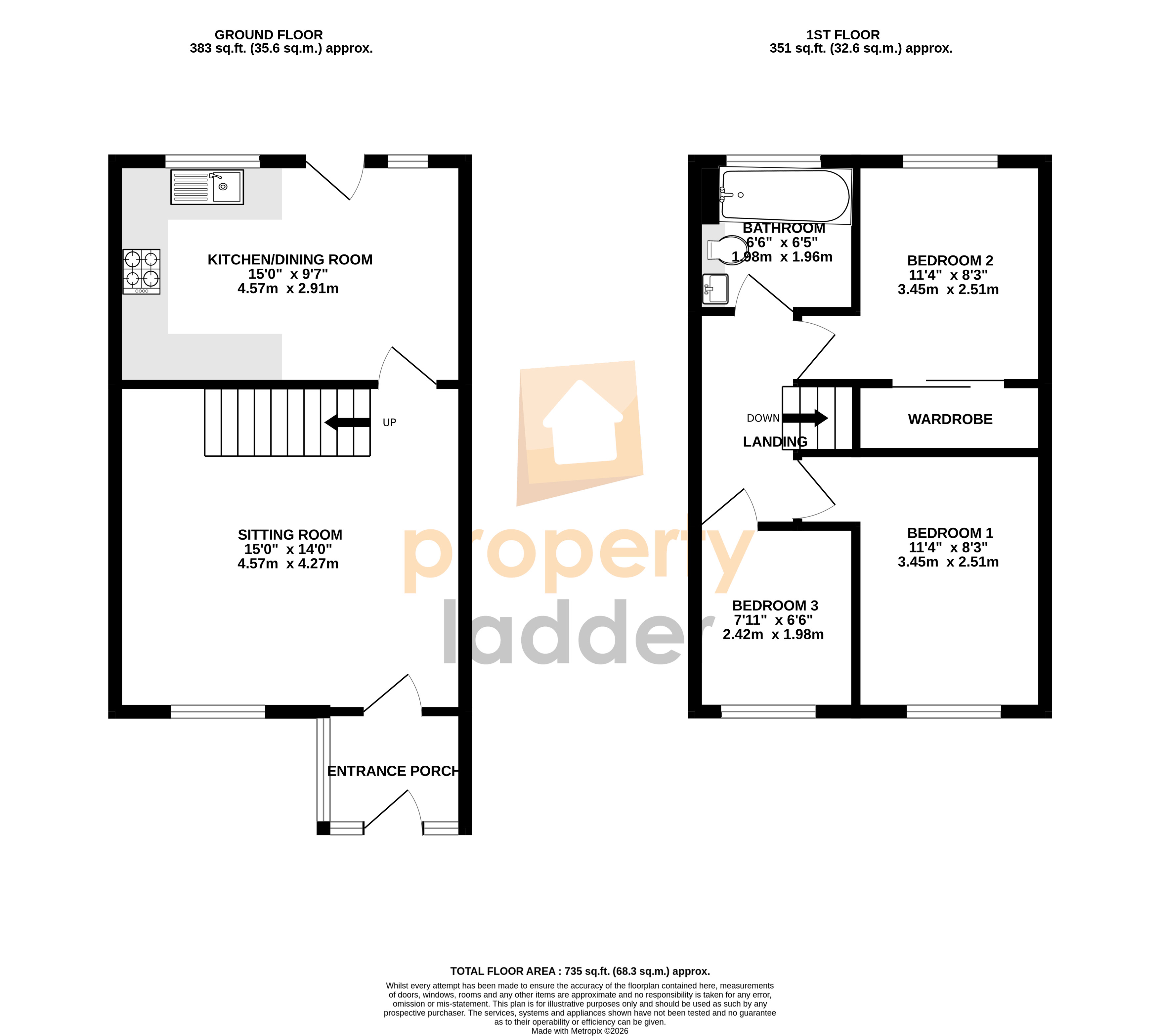 115, Chestnut Avenue, Norwich floorplan