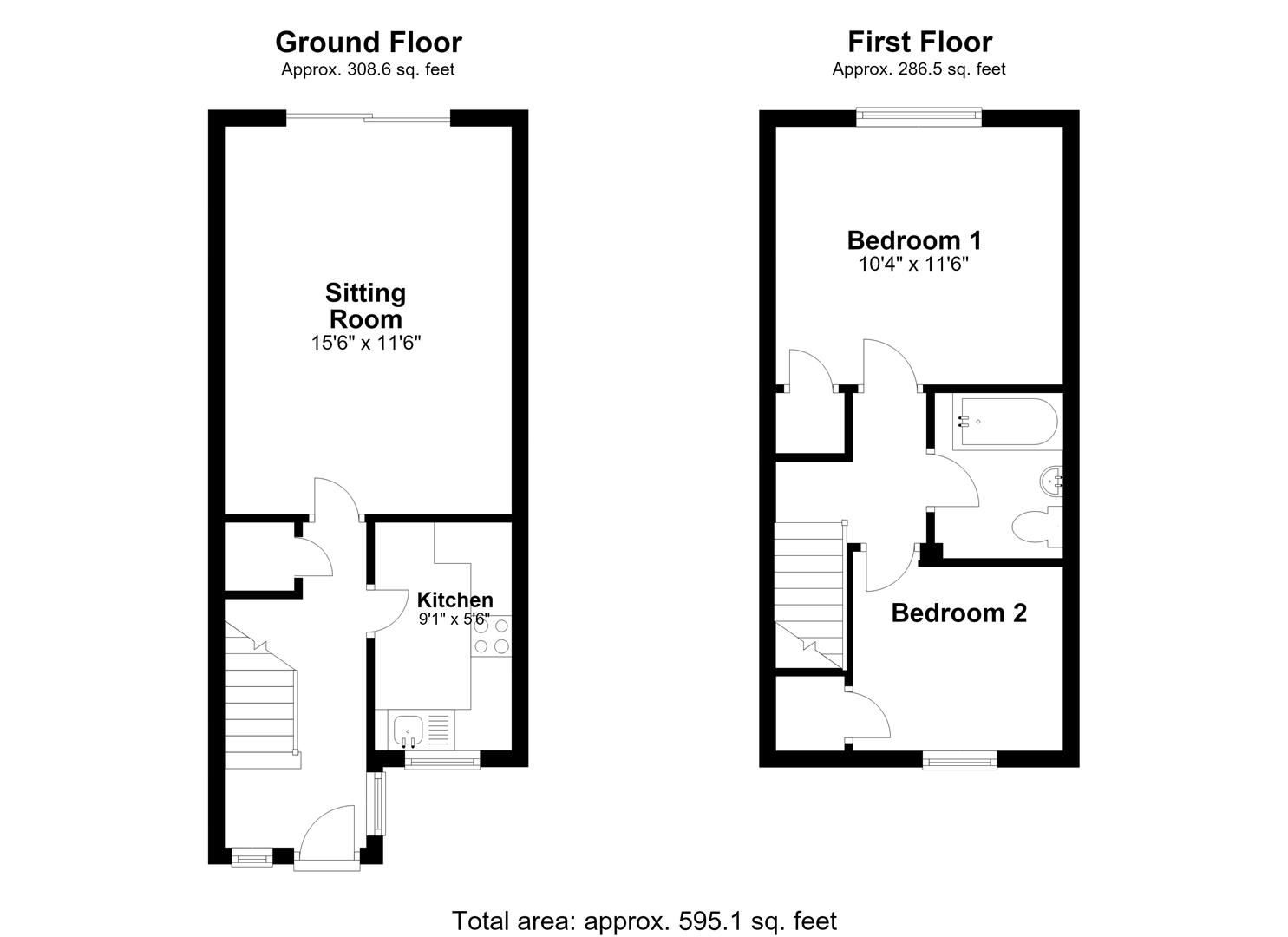 25, Wishart Way, Chippenham floorplan