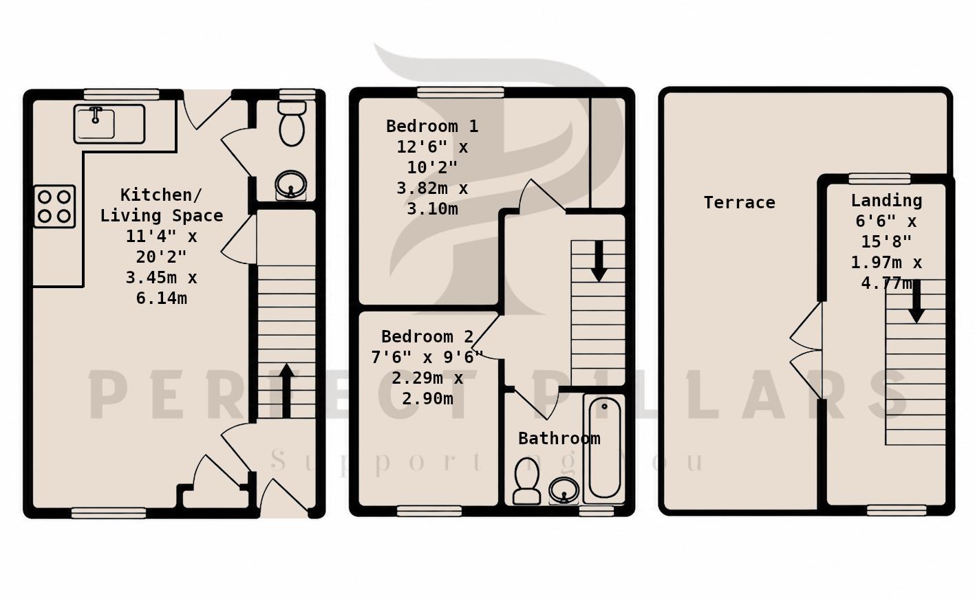 14, Portland Court, Milton Keynes floorplan