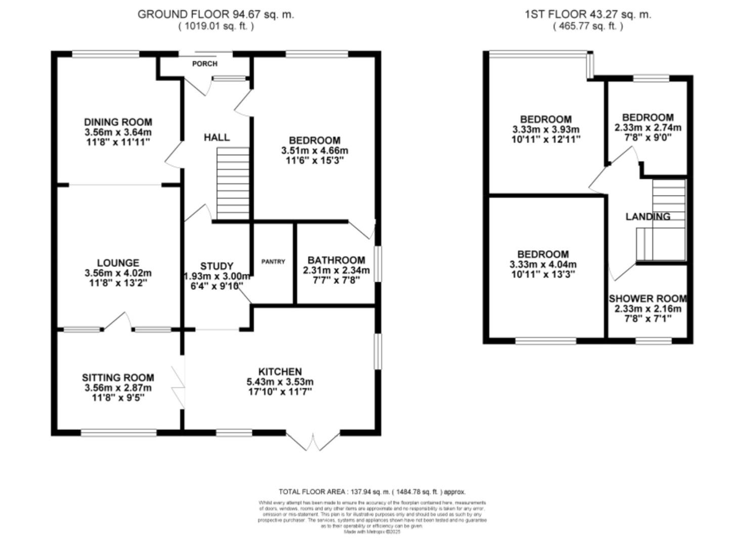 84, Brook Vale, Liverpool floorplan