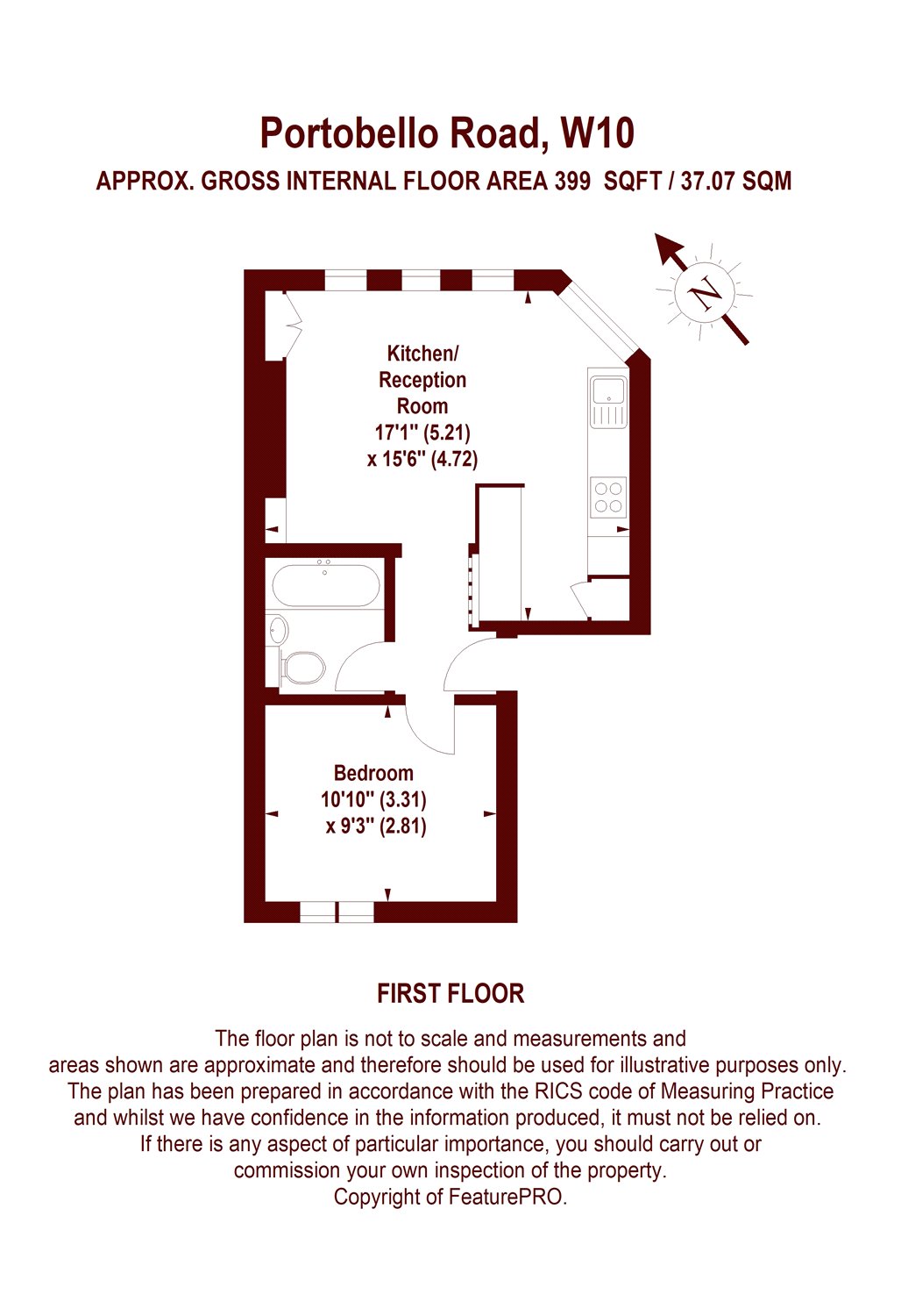 1 Bedrooms Flat for sale in Portobello Road, London W10