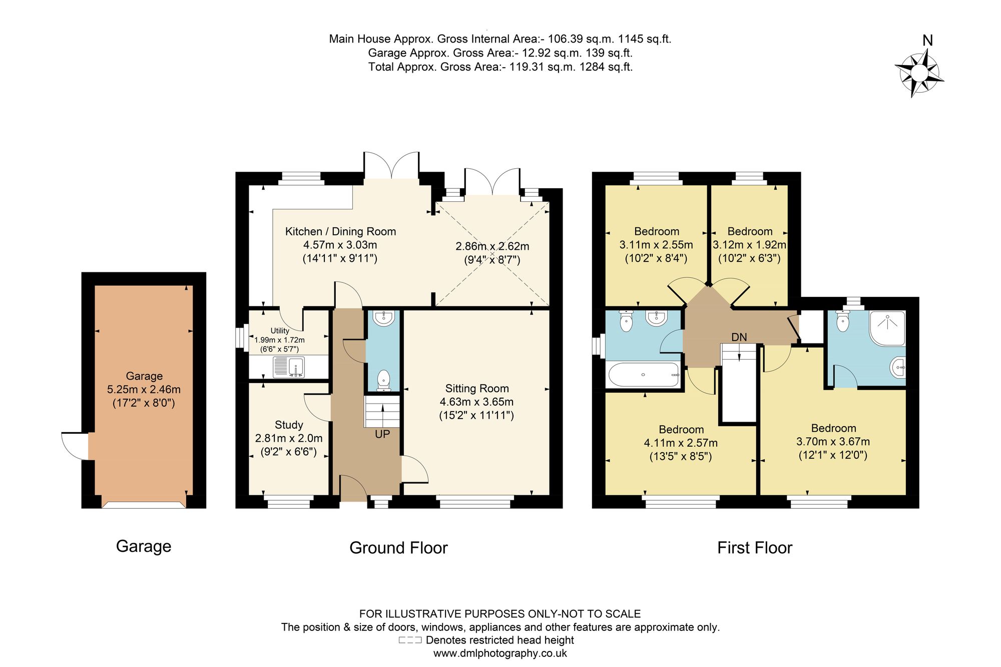 1 Fedden Road, Moreton-In-Marsh floorplan