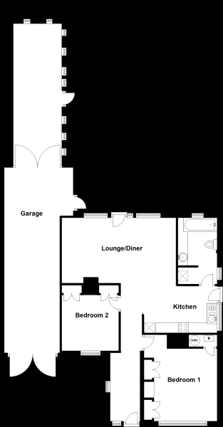 2 Bedrooms Bungalow for sale in Station Road, Edenbridge, Kent TN8