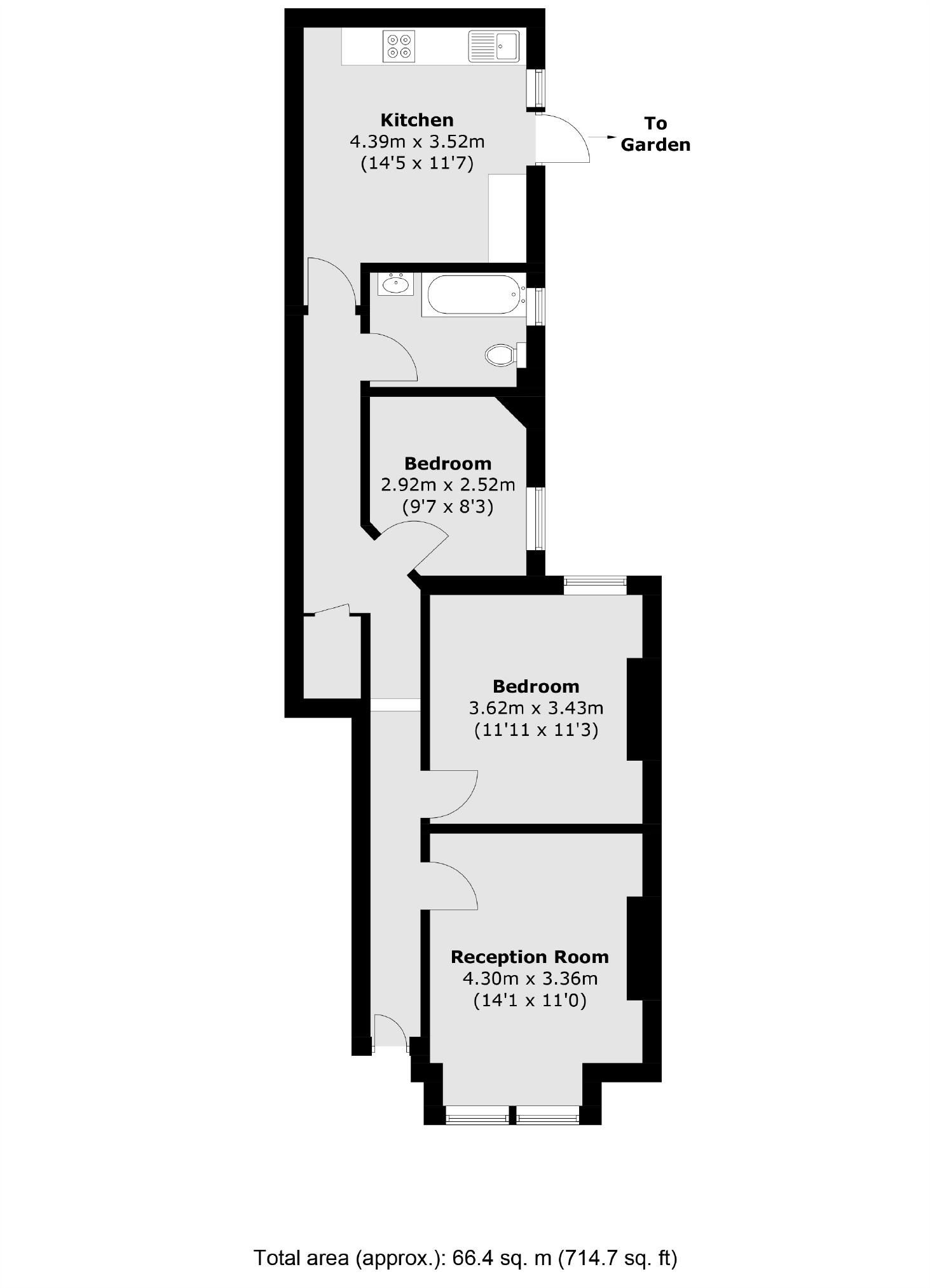 18, Bickley Street, London floorplan