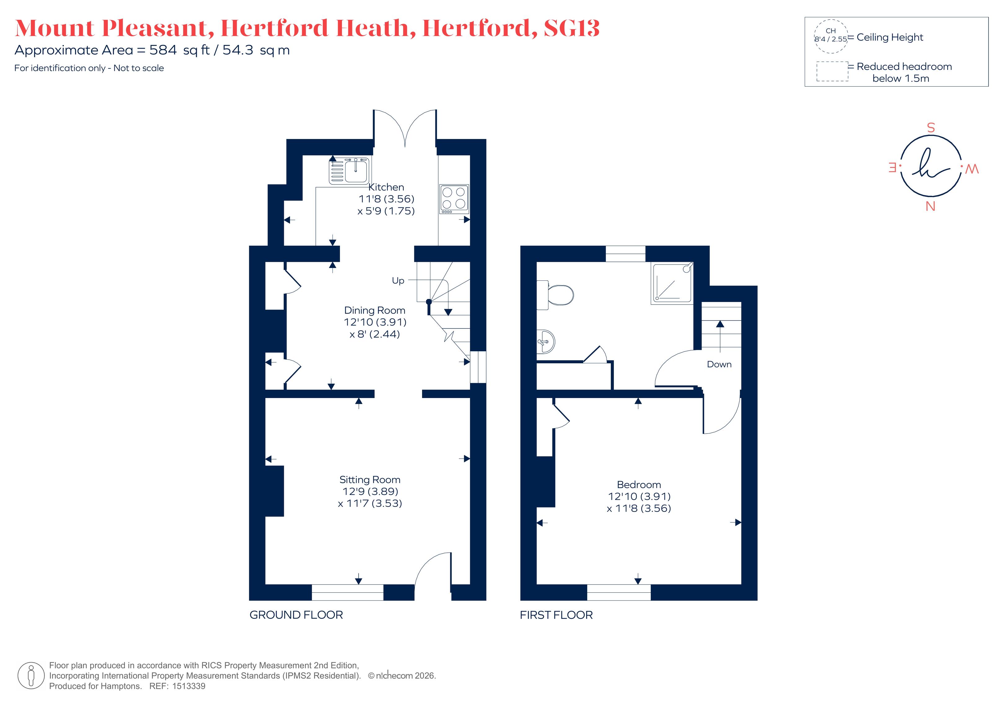 26, Mount Pleasant, Hertford Heath, Hertford floorplan