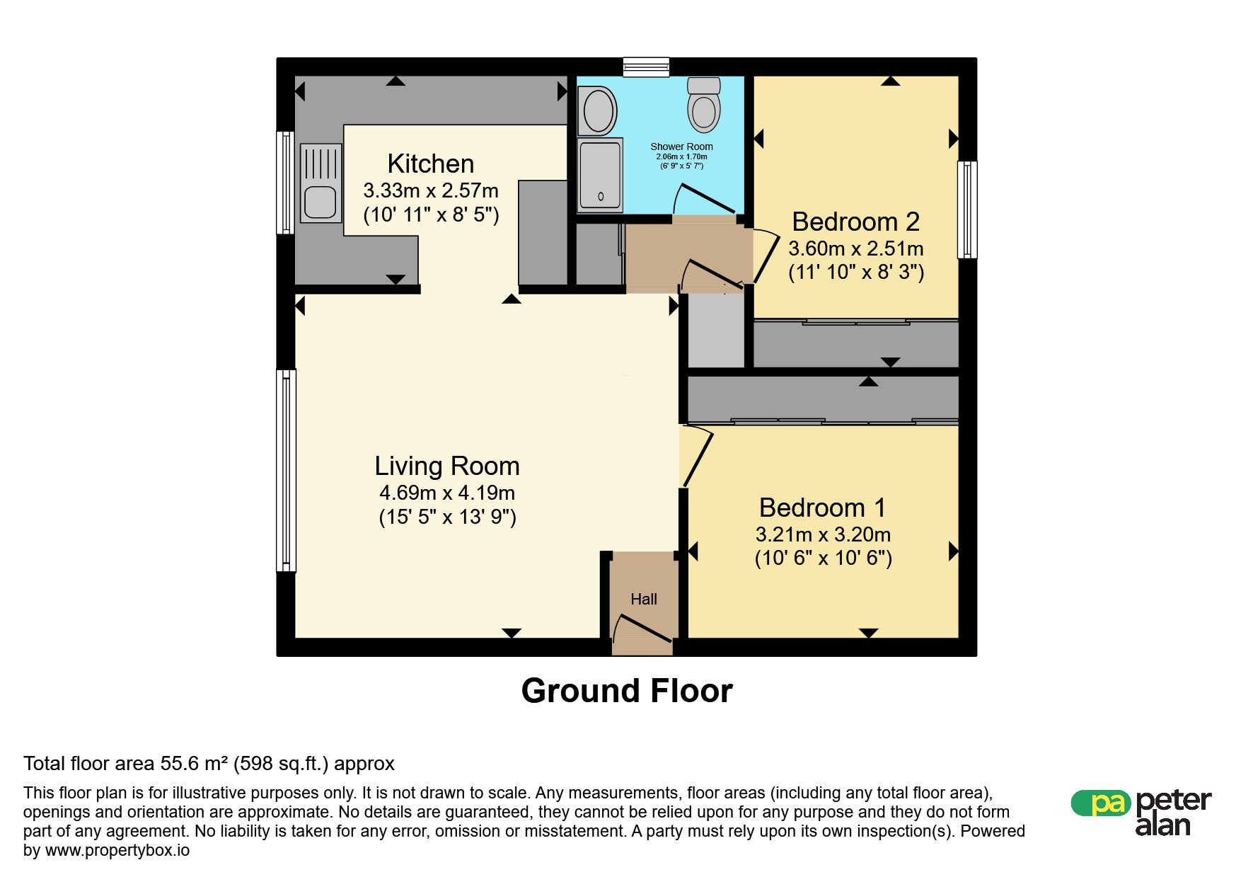 Woodside Court, Cardiff floorplan