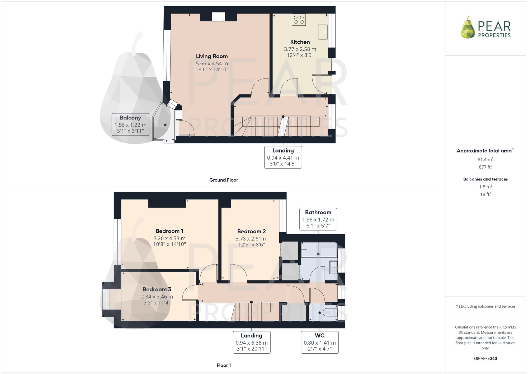 54a Goring Road, Worthing floorplan