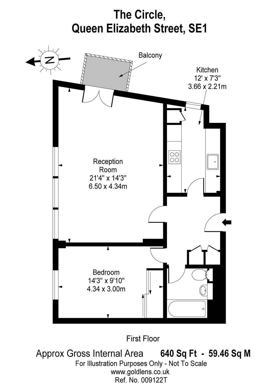 1 Bedrooms Flat to rent in The Circle, Queen Elizabeth Street, London SE1