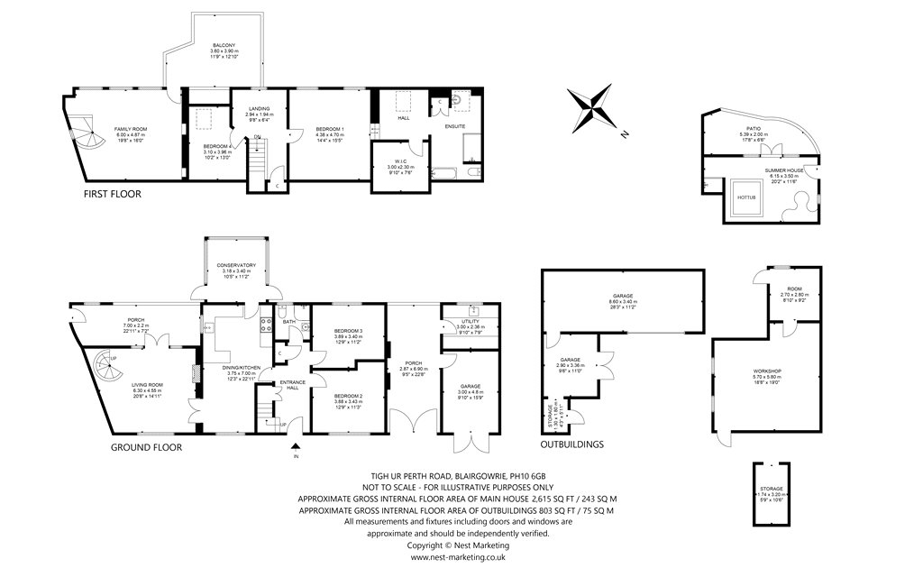 Tigh Ur, Perth Road, Blairgowrie PH10, 4 bedroom detached house for