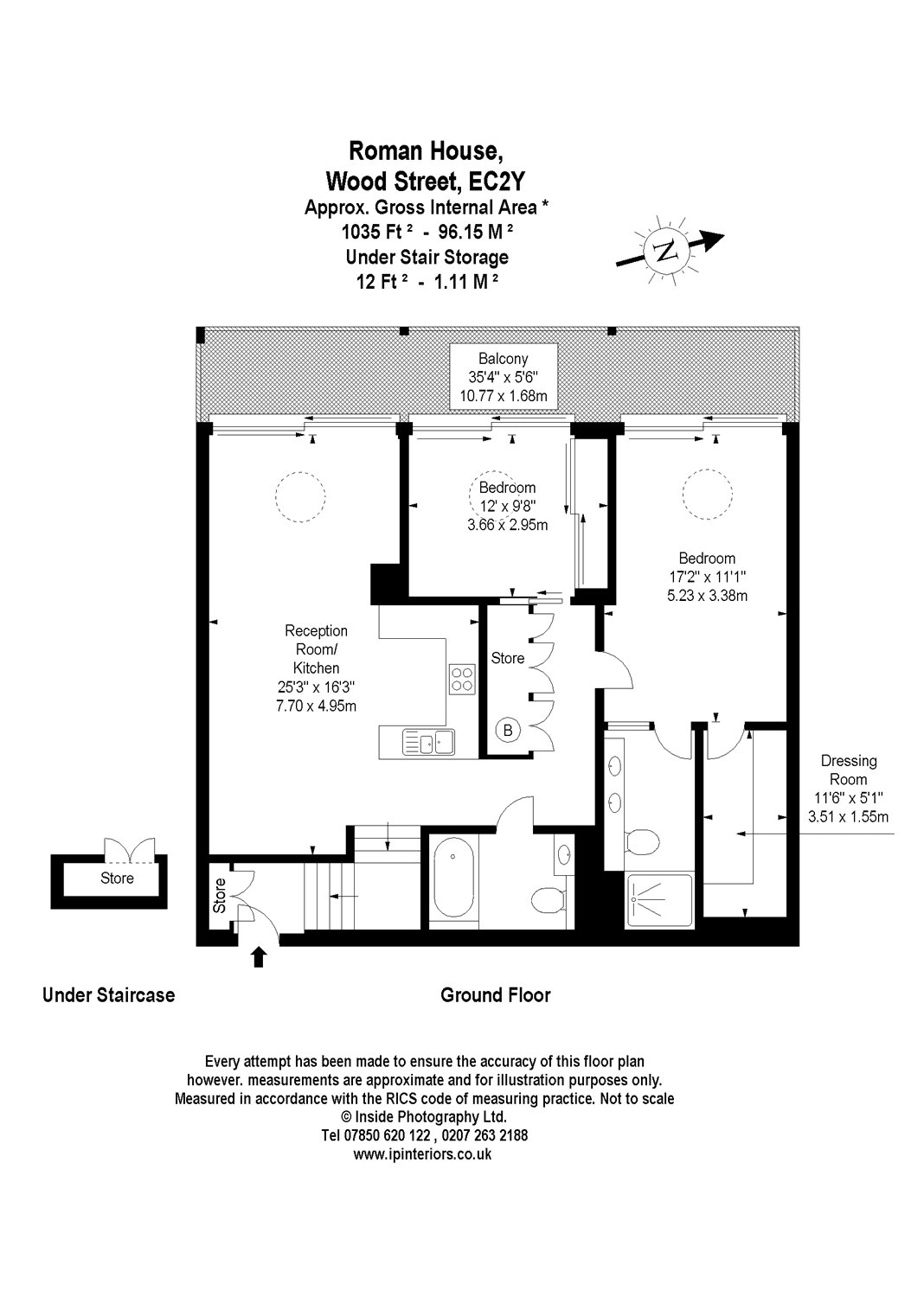 2 Bedrooms Flat for sale in Roman House, Wood Street, London EC2Y