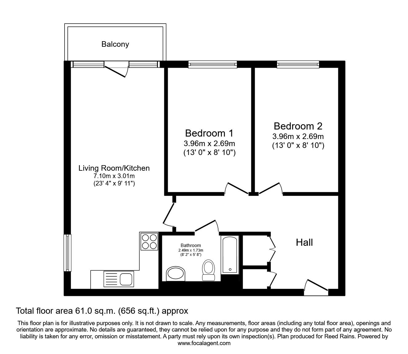Apartment 19, 22, Lakeside Rise, Greater Manchester floorplan