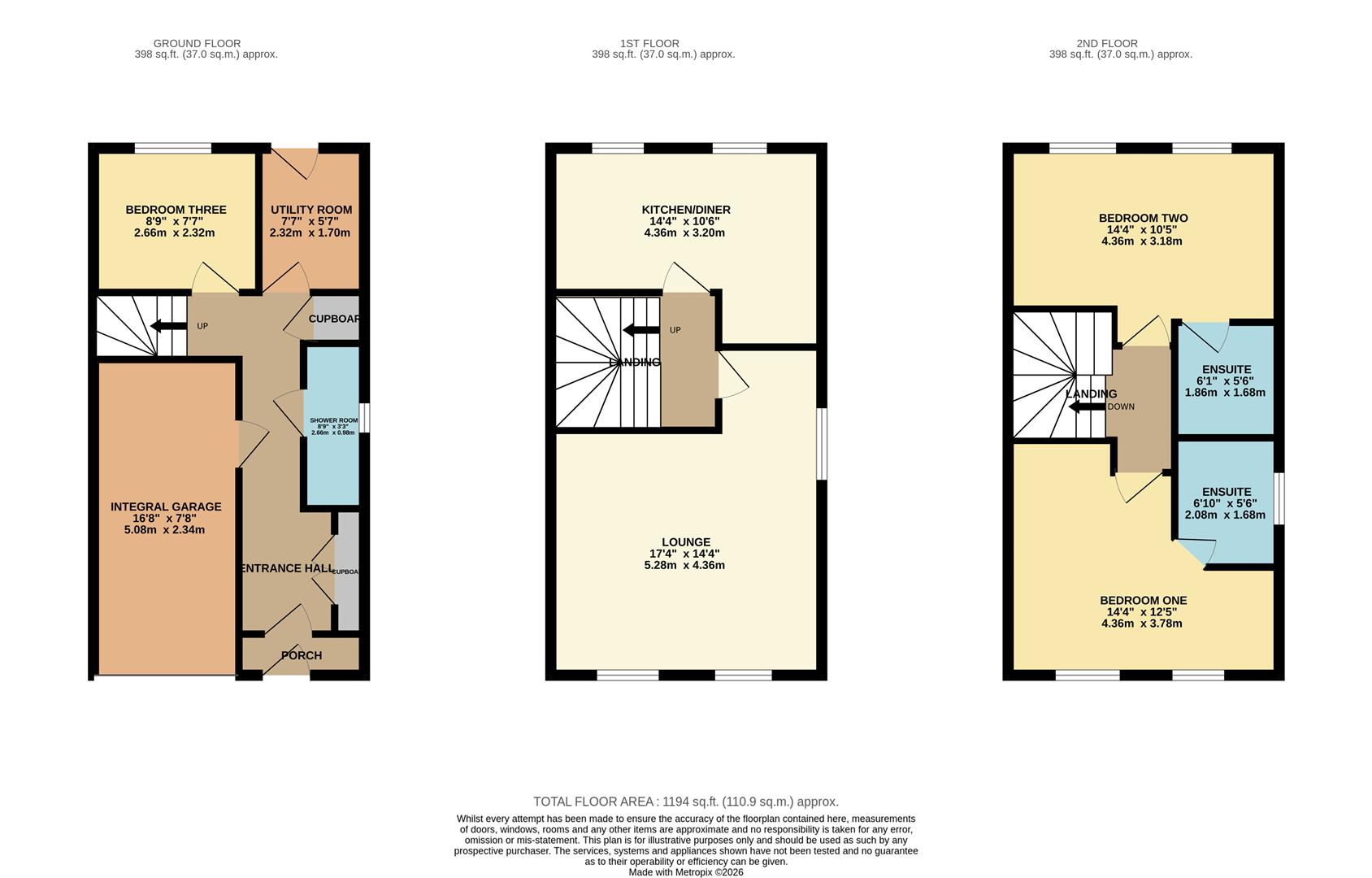 4, Cludd Avenue, Newark floorplan