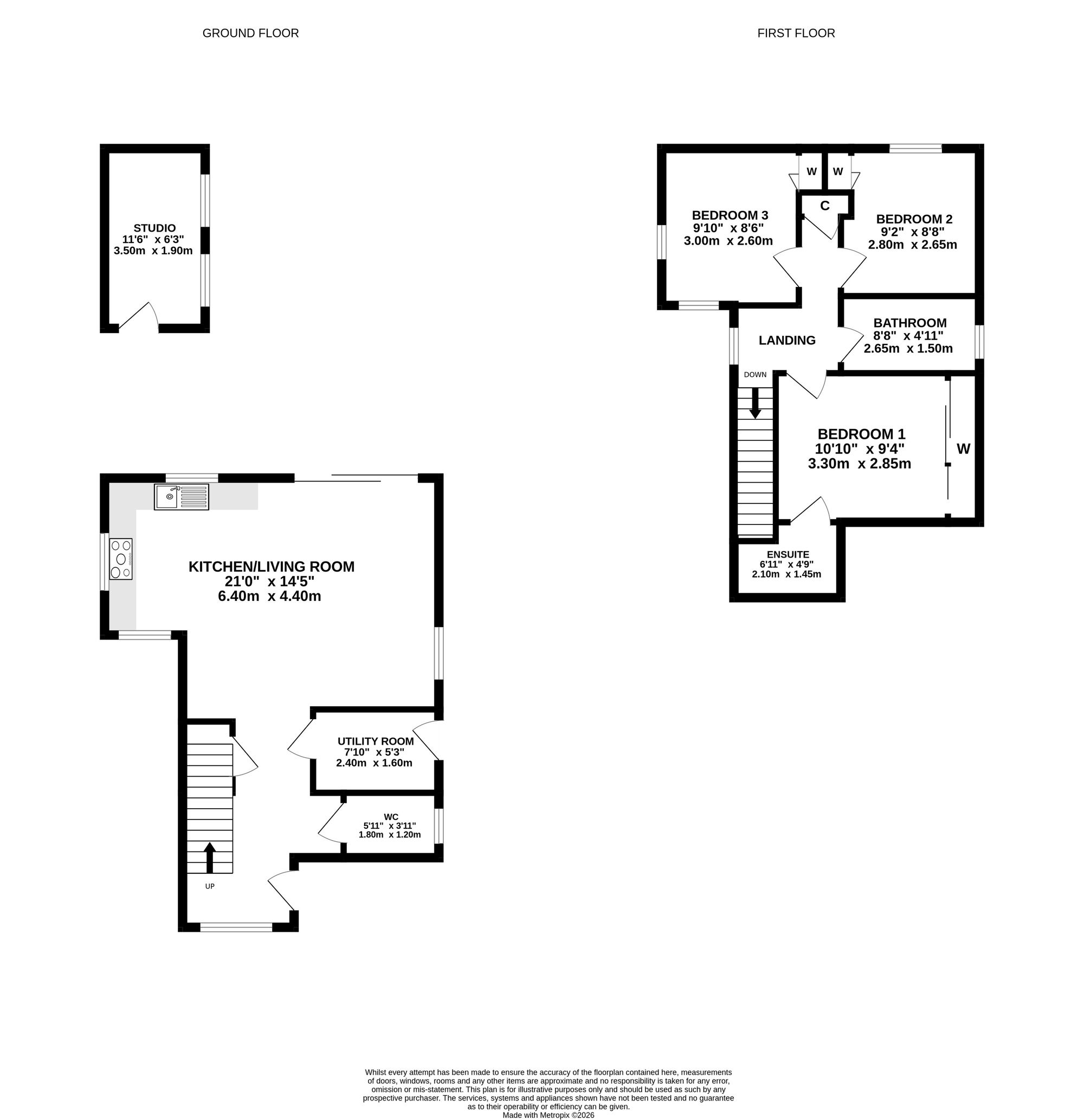 37 The Potteries Muirhall Road, Larbert floorplan