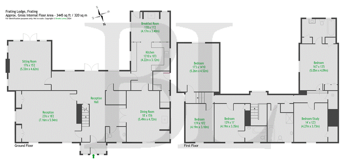 Frating Lodge, Clacton Road, Colchester floorplan